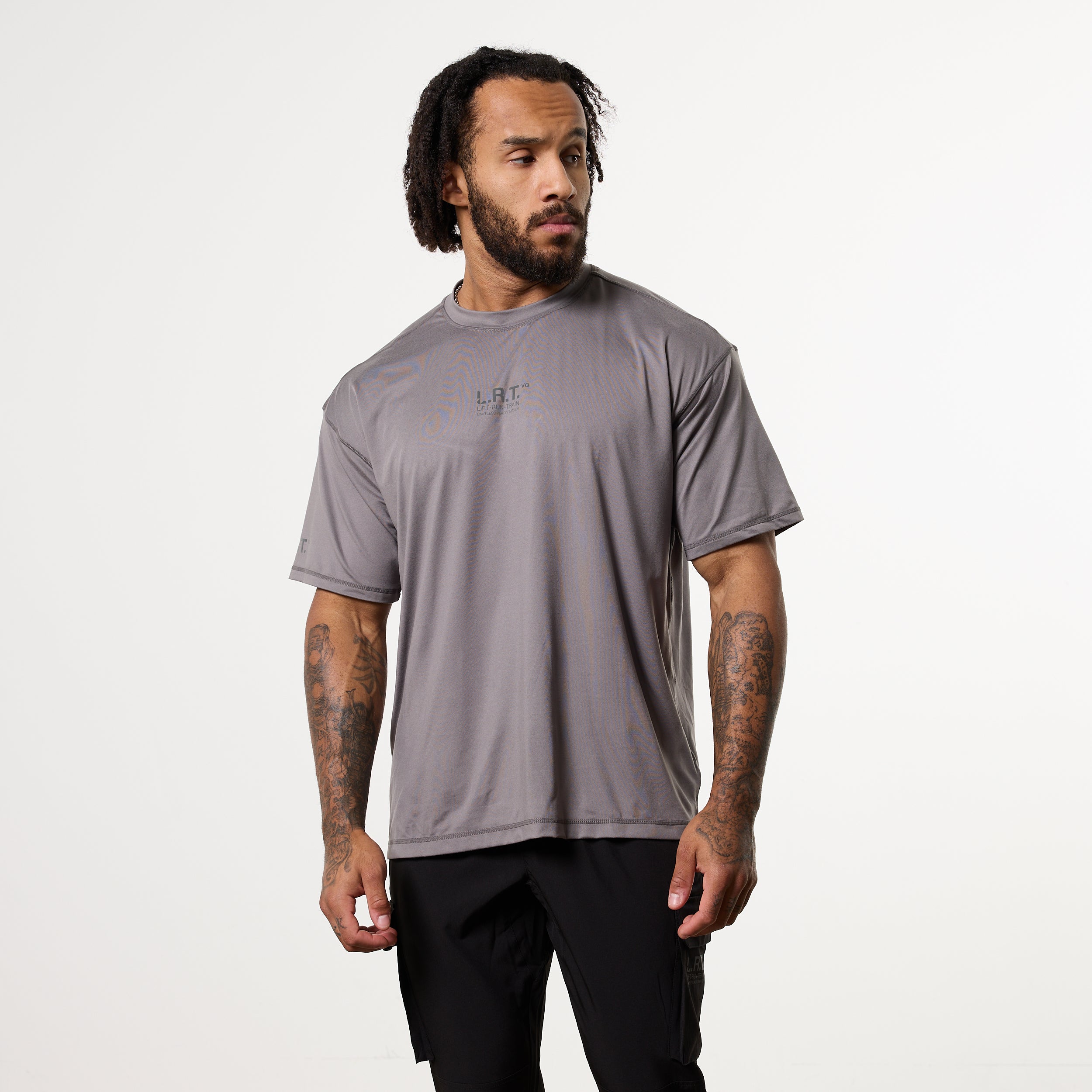 LRT Grey Performance Oversized T Shirt