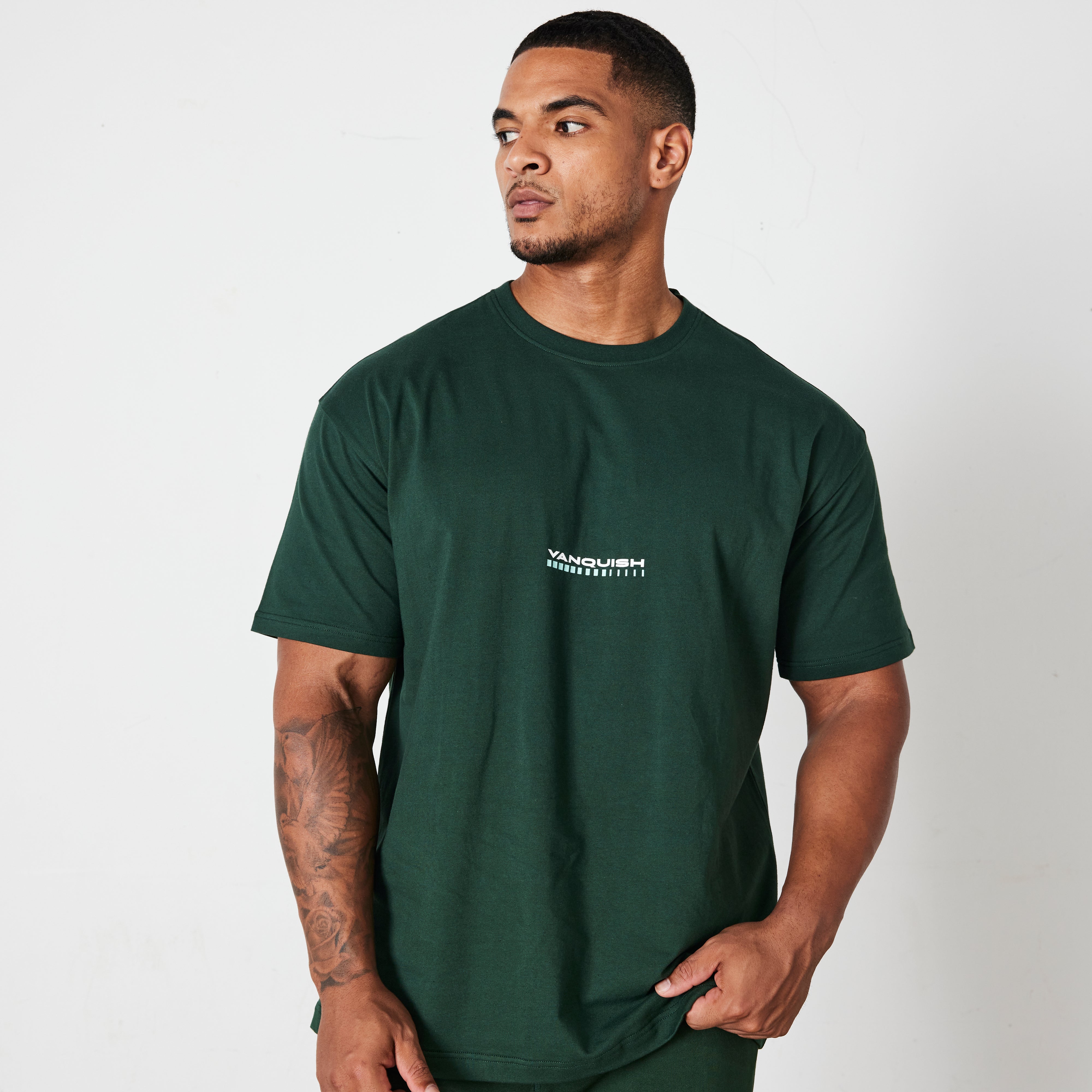 Vanquish Green Athletics Division Oversized T Shirt