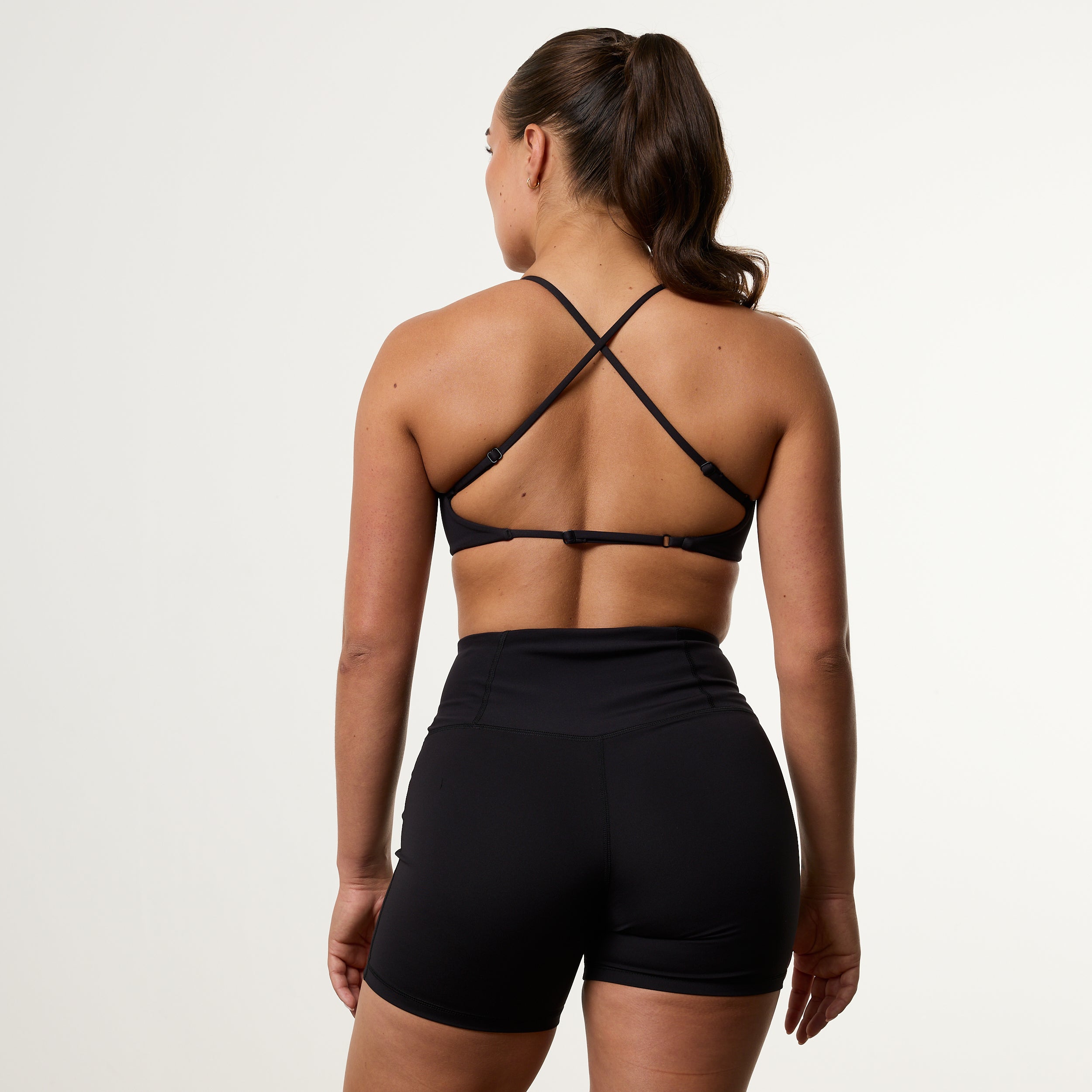Enhance V2 Black Cross Back Bra