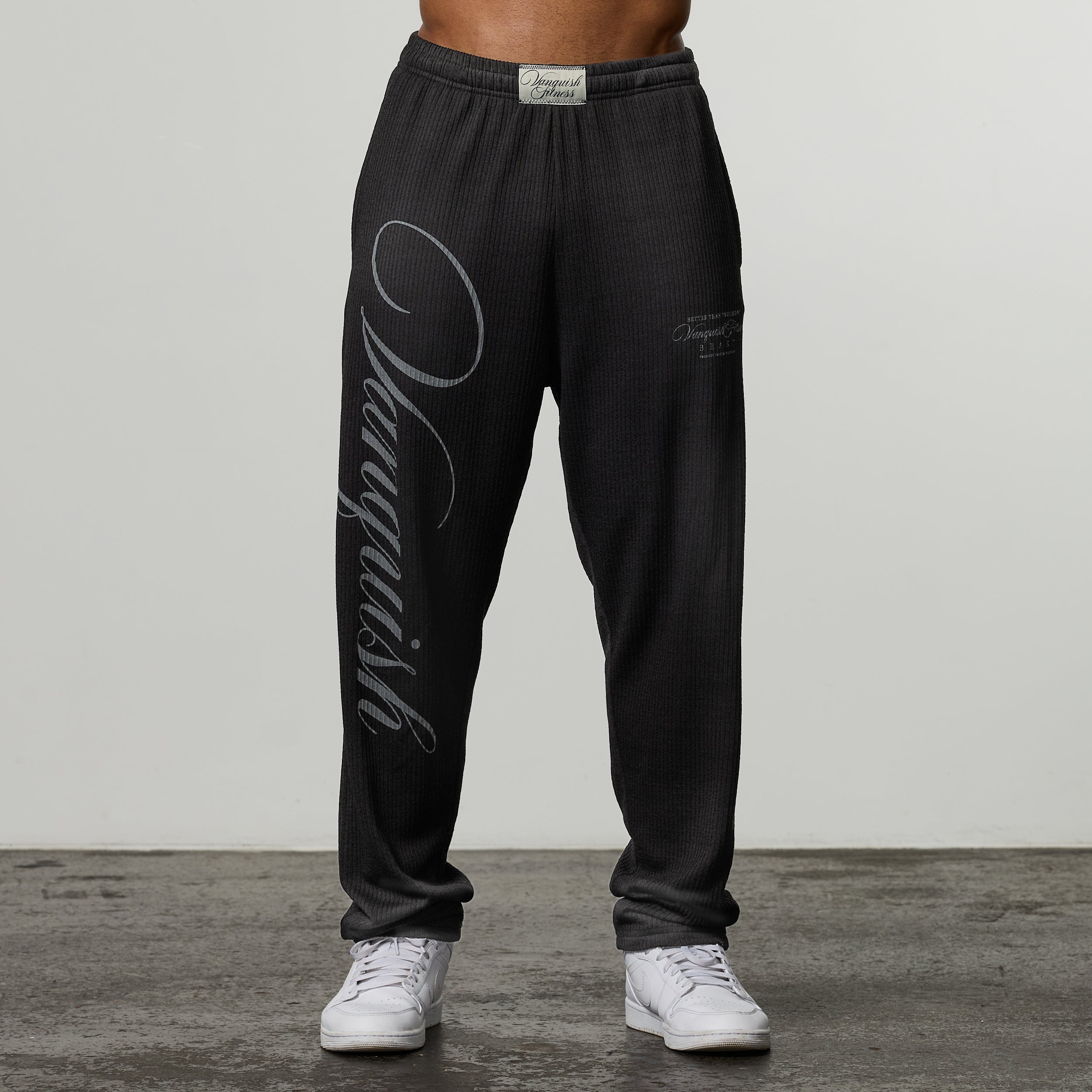 VQ X Jbeast V2 Washed Grey Bodybuilding Pants