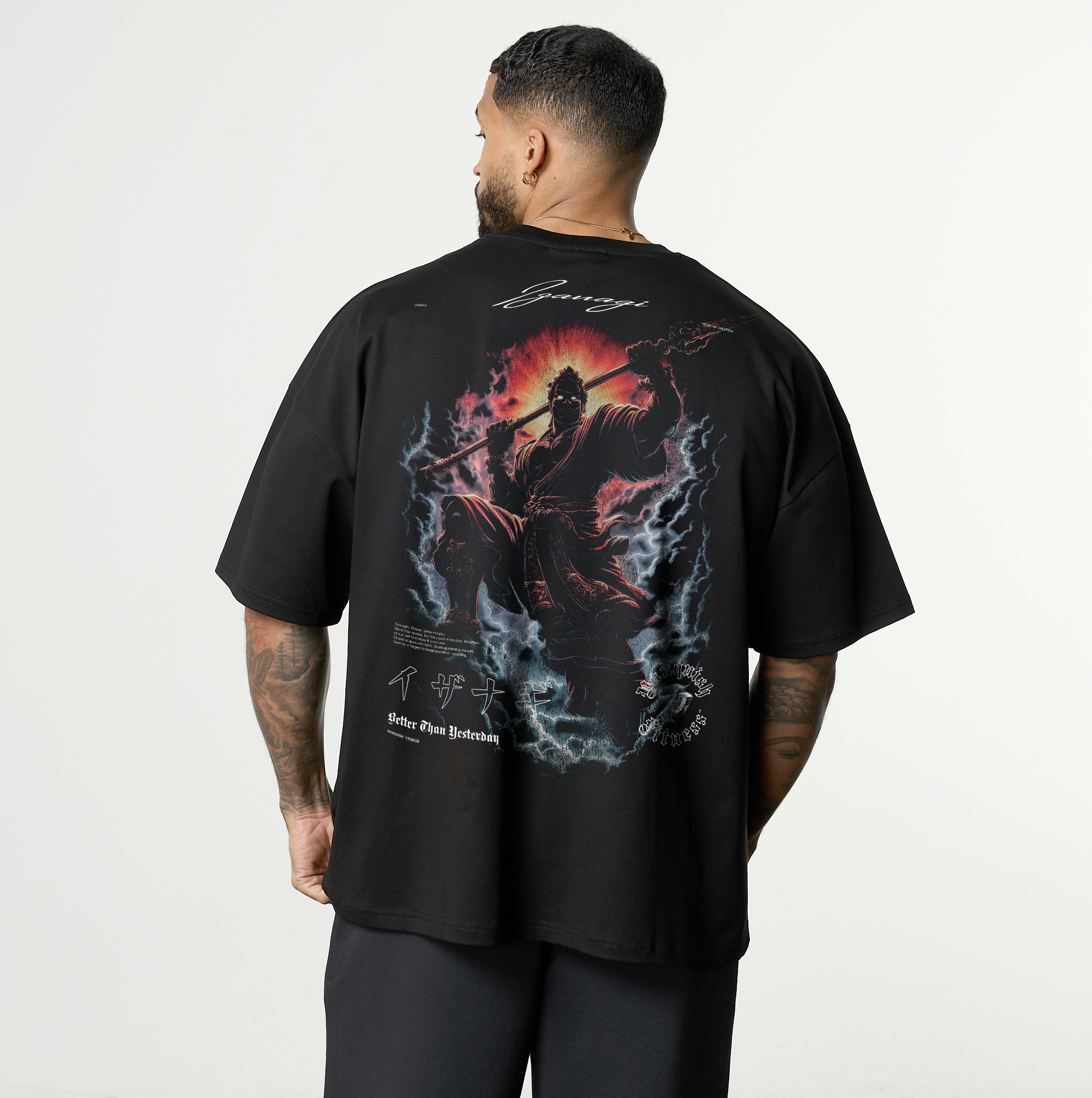 SHINTO GODS Izanagi OVERSIZED BOXY T SHIRT