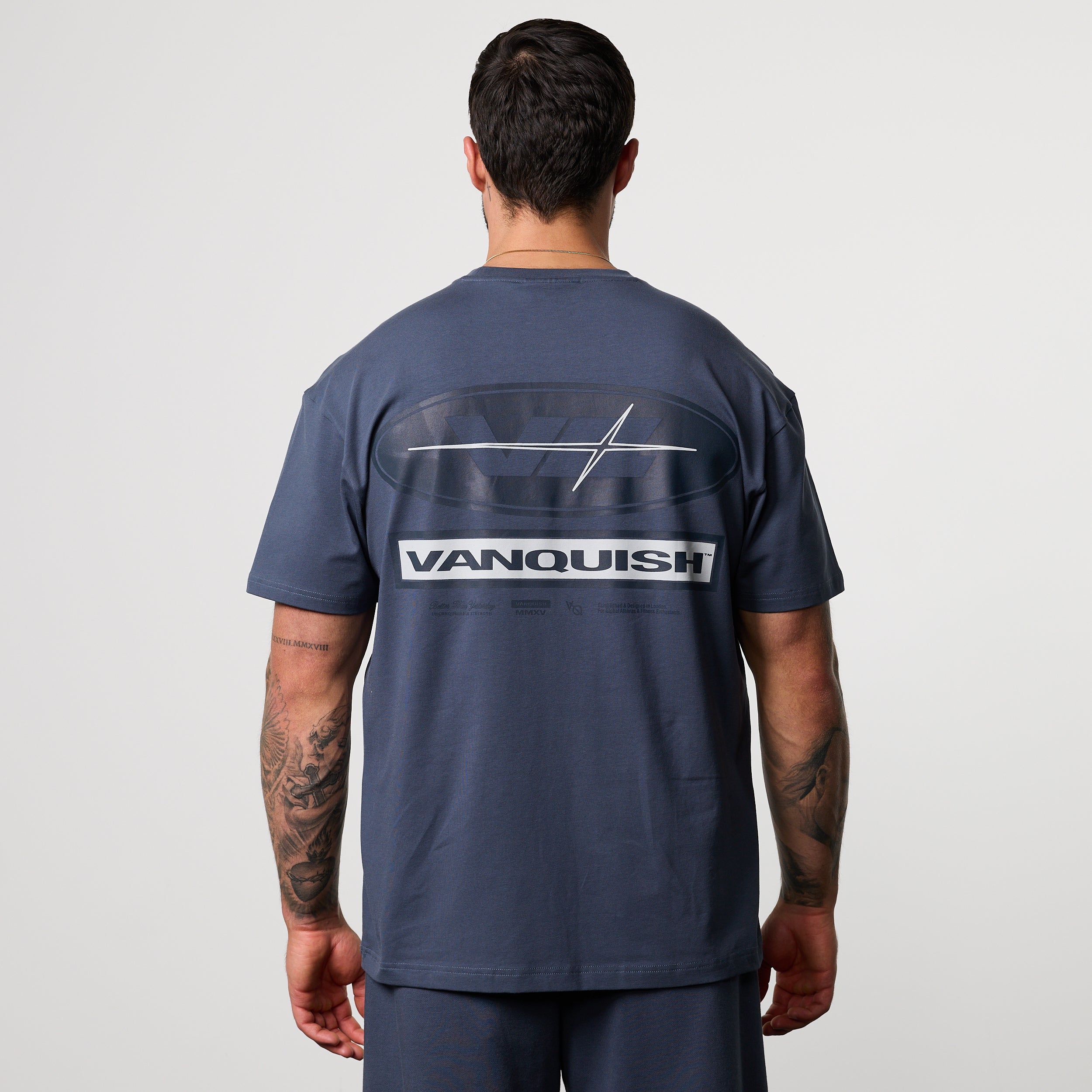 POWERLINE DUSK BLUE OVERSIZED T-SHIRT
