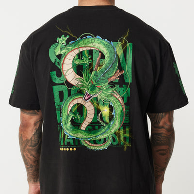 Vanquish DBZ Shenron Black Oversized T Shirt