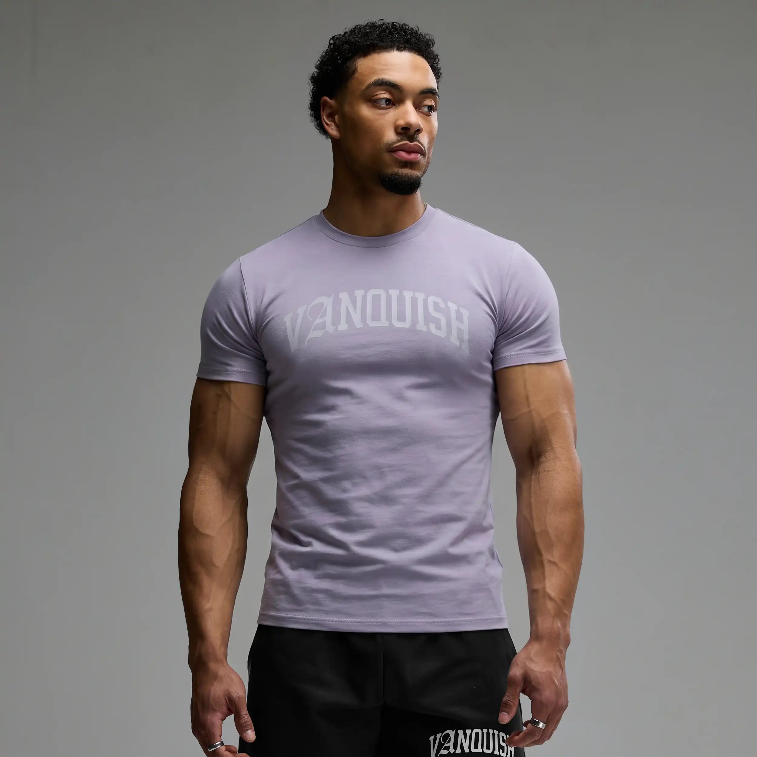EVOLVE ARCH LILAC SMOKE SLIM FIT T SHIRT