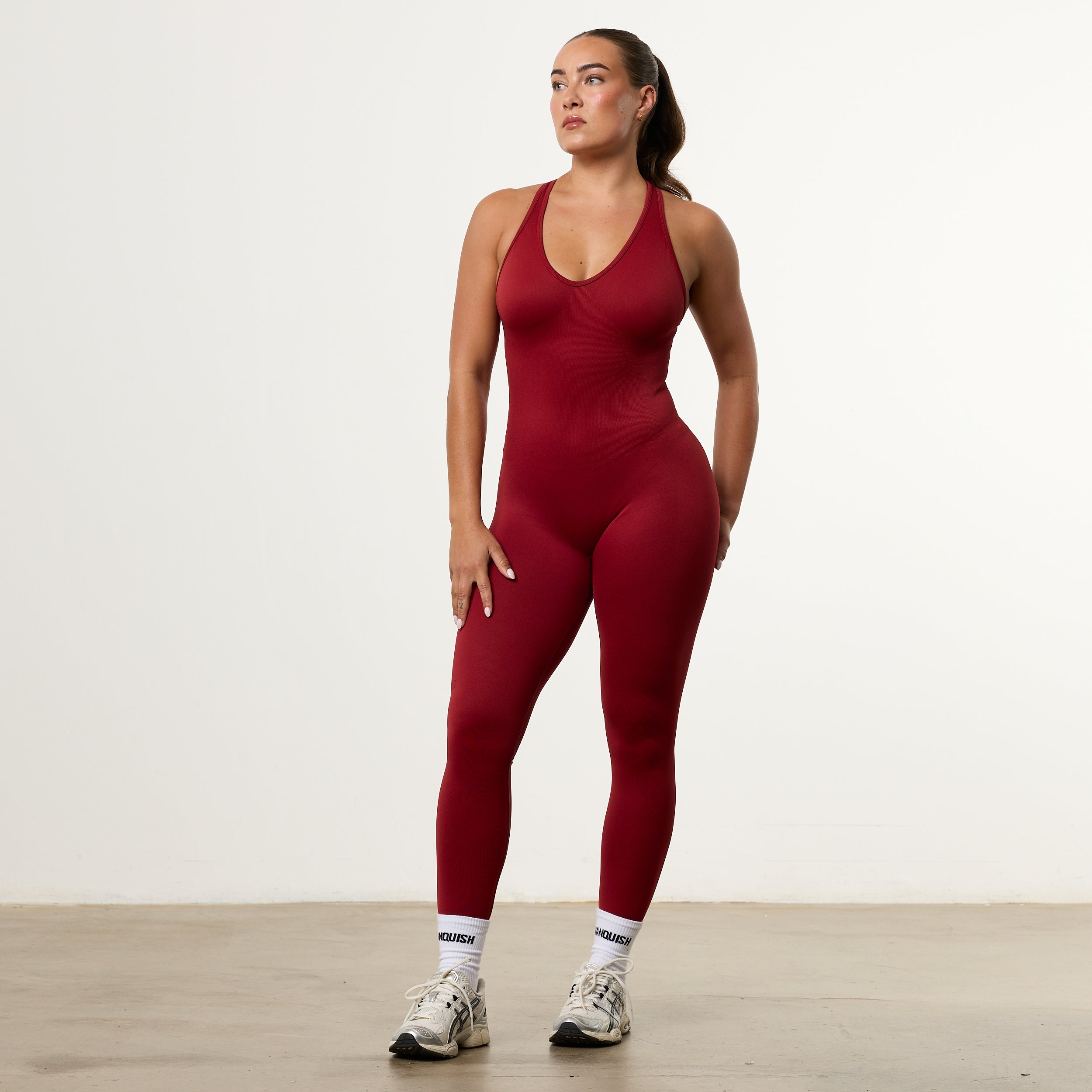 Vanquish Elevate V2 Scarlet Red Seamless Jumpsuit