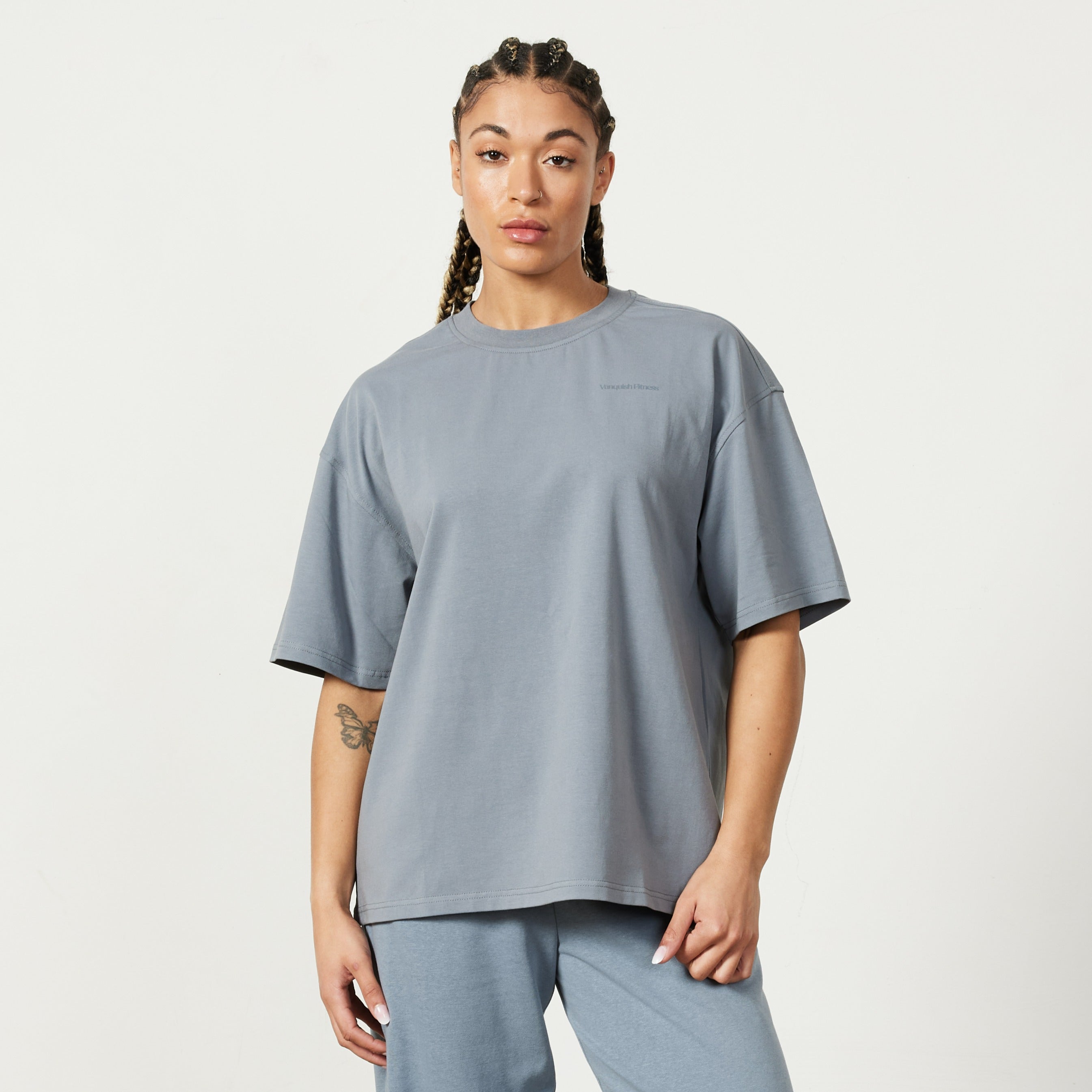 Vanquish Restore Slate Grey Oversized T Shirt