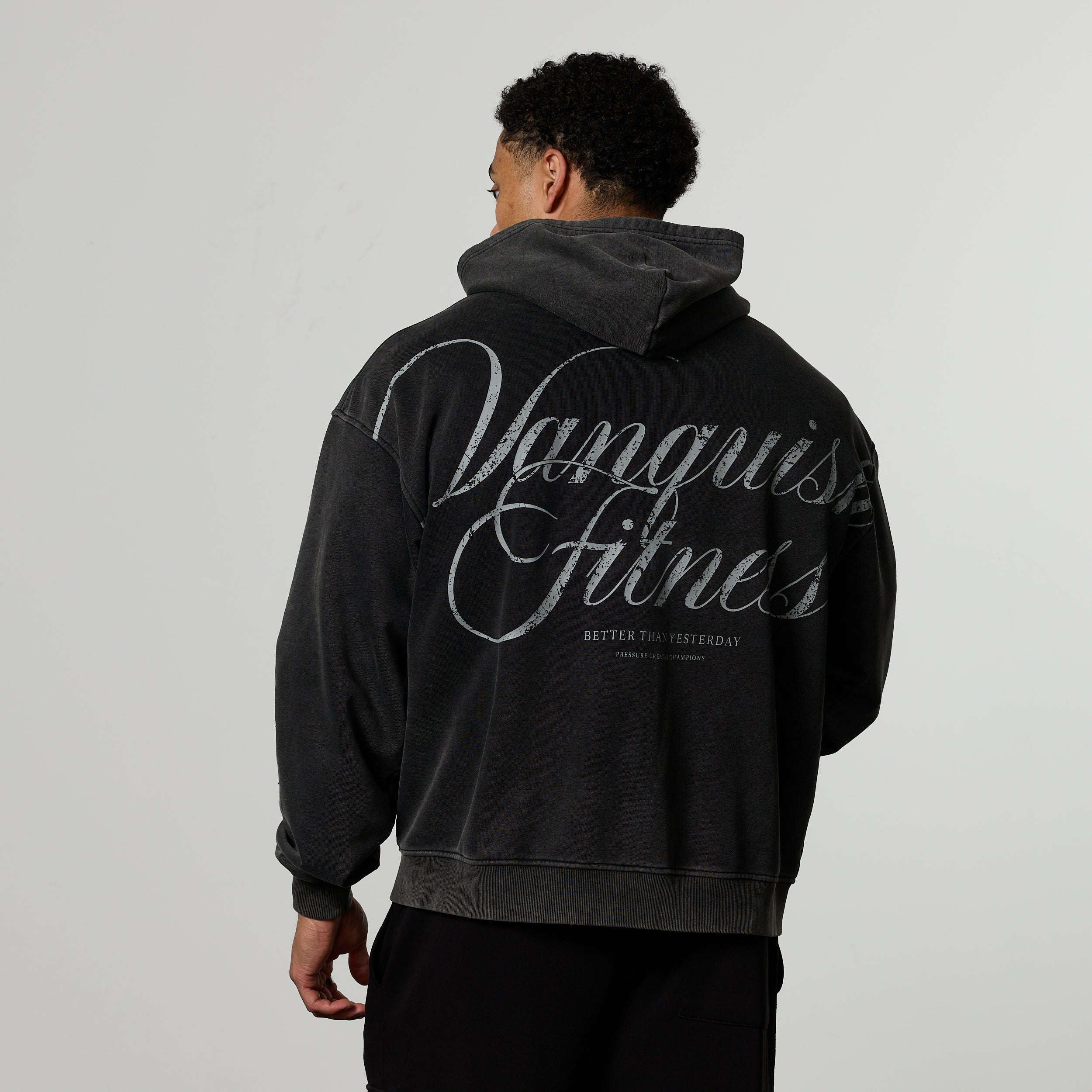 VQ X Jbeast v2 Washed Black Hoodie