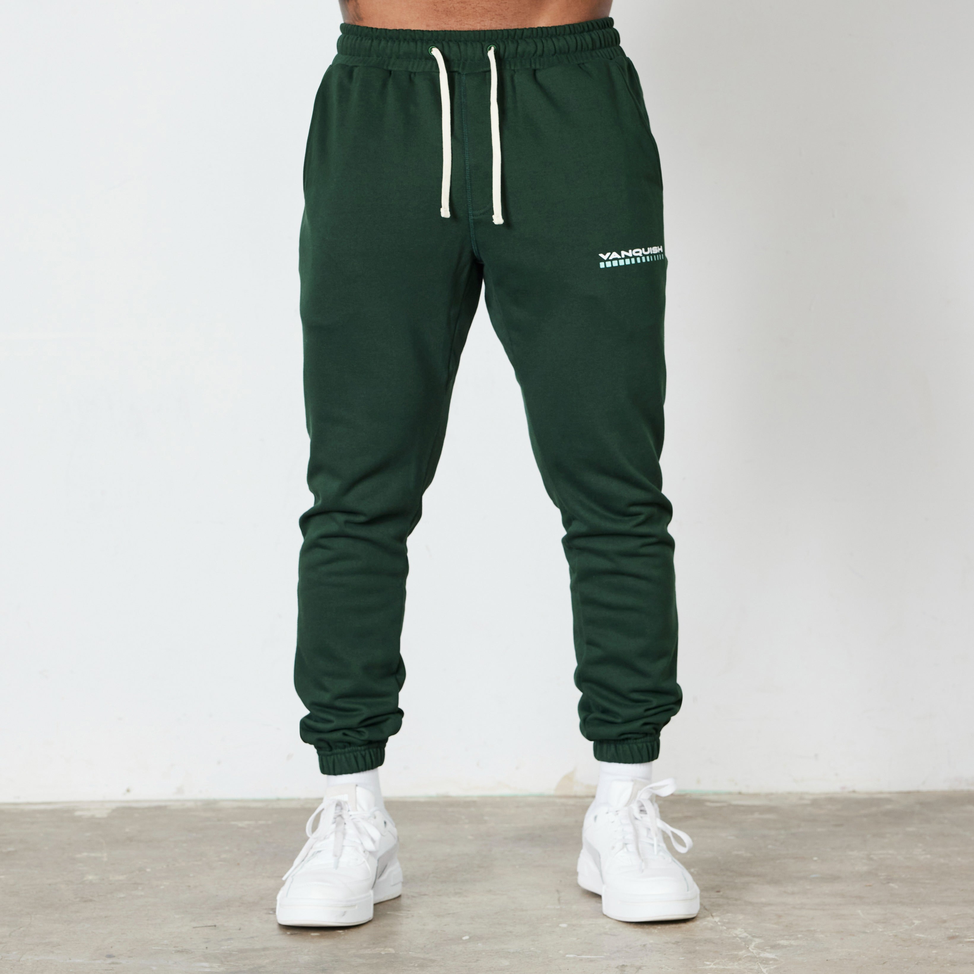 Vanquish Green Athletics Division Tapered Sweatpants