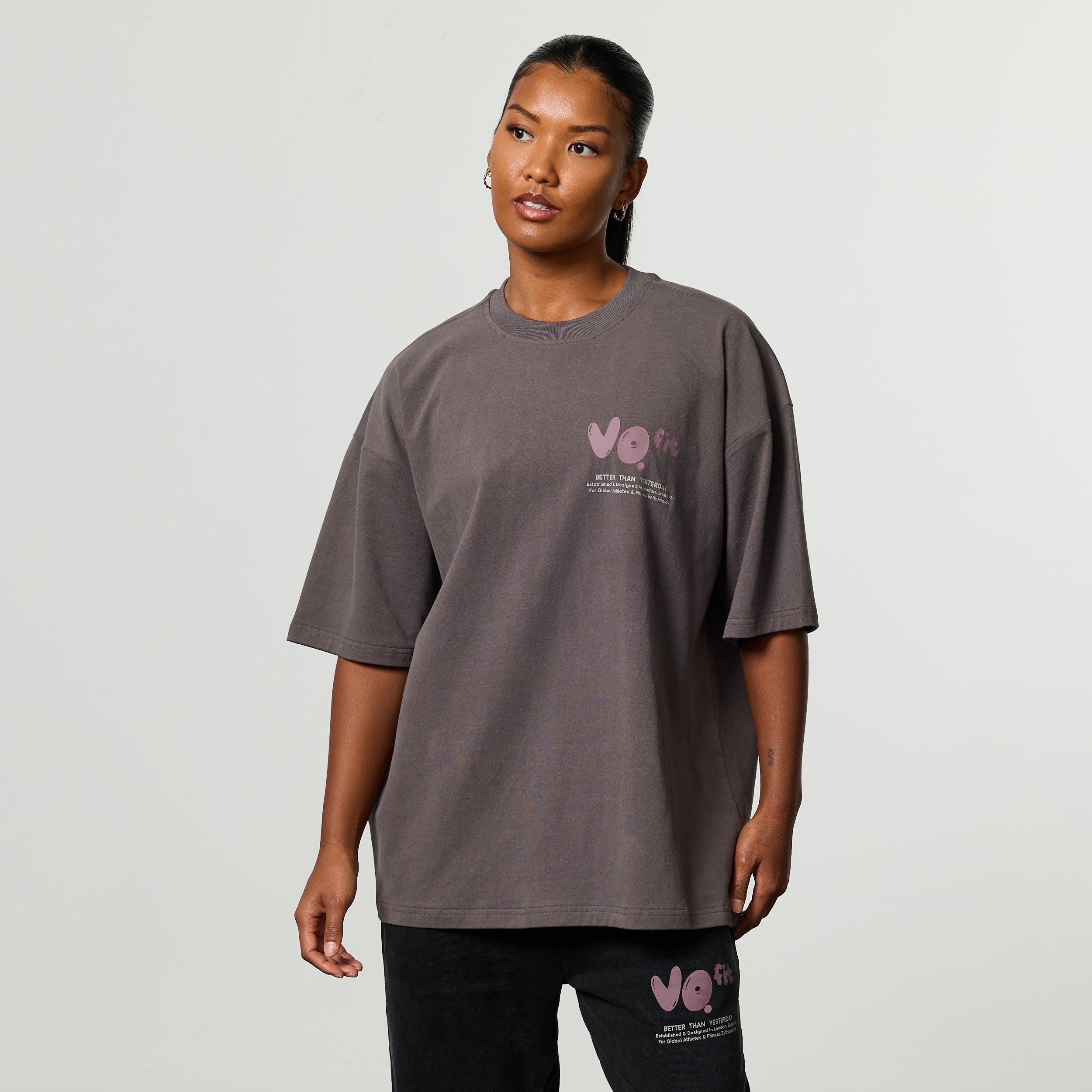 BUBBLE LIQUORICE OVERSIZED T SHIRT