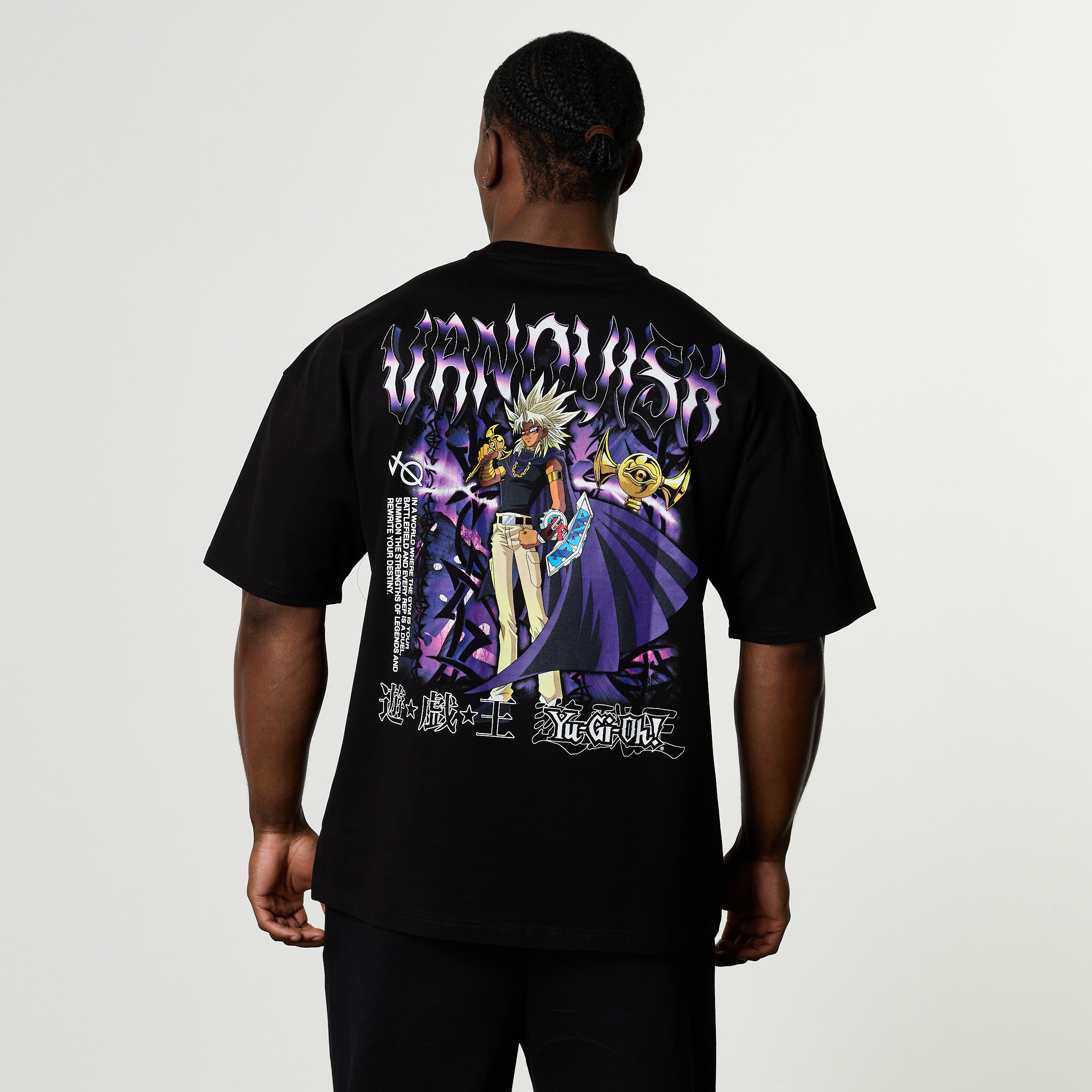 YU-GI-OH! MARIK BLACK OVERSIZED T SHIRT
