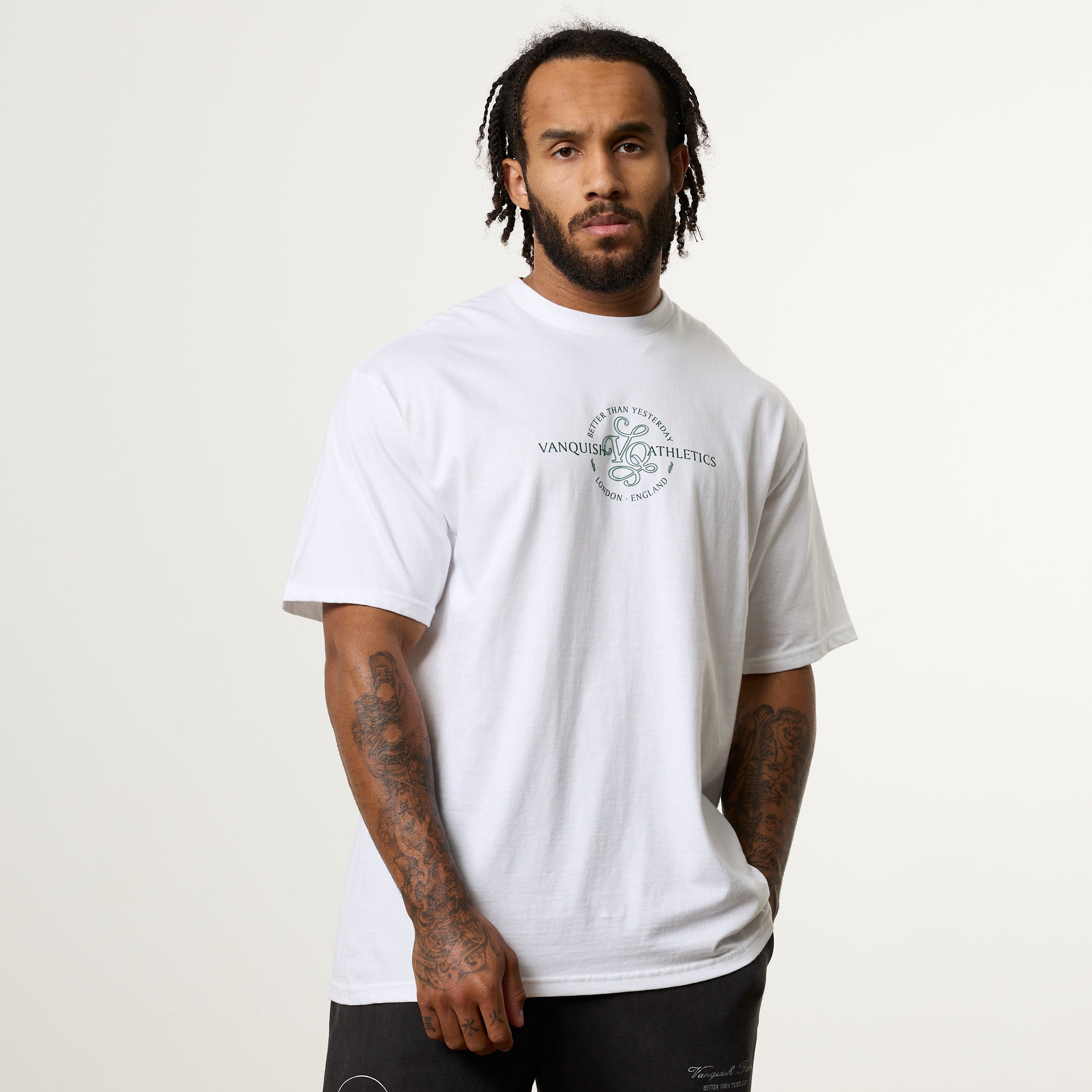 Vanquish Revolve Filigree White Oversized T Shirt