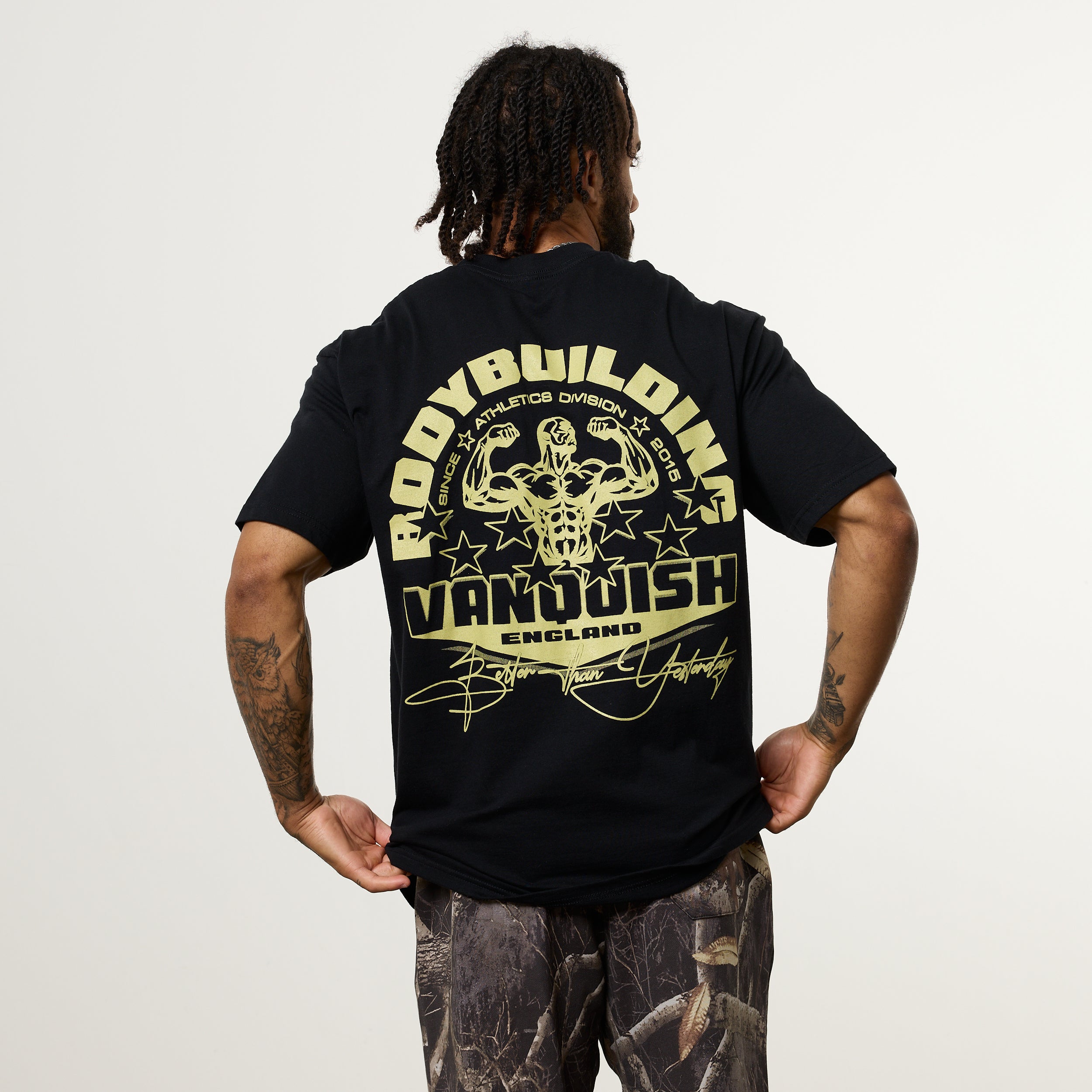 Vanquish Revolve Triumph Black Oversized T Shirt