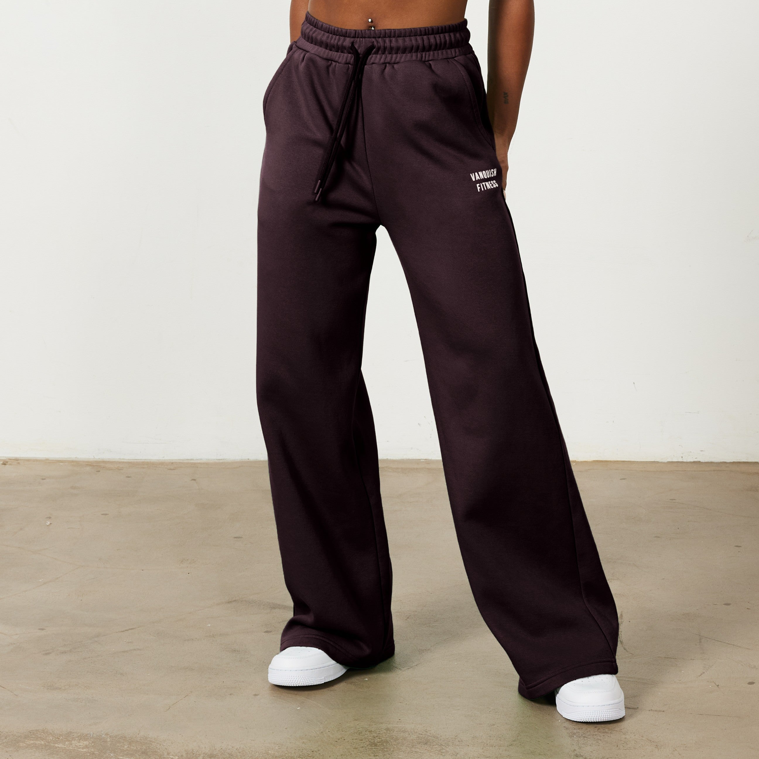 Vanquish Rejuvenate Mocha Wide Leg Sweatpants