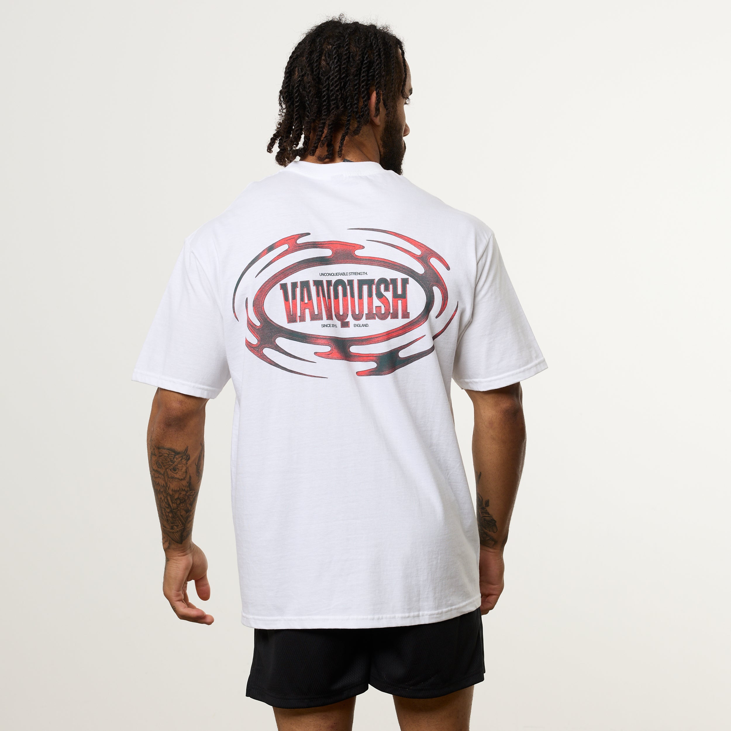 Vanquish Revolve Chrome White Oversized T Shirt