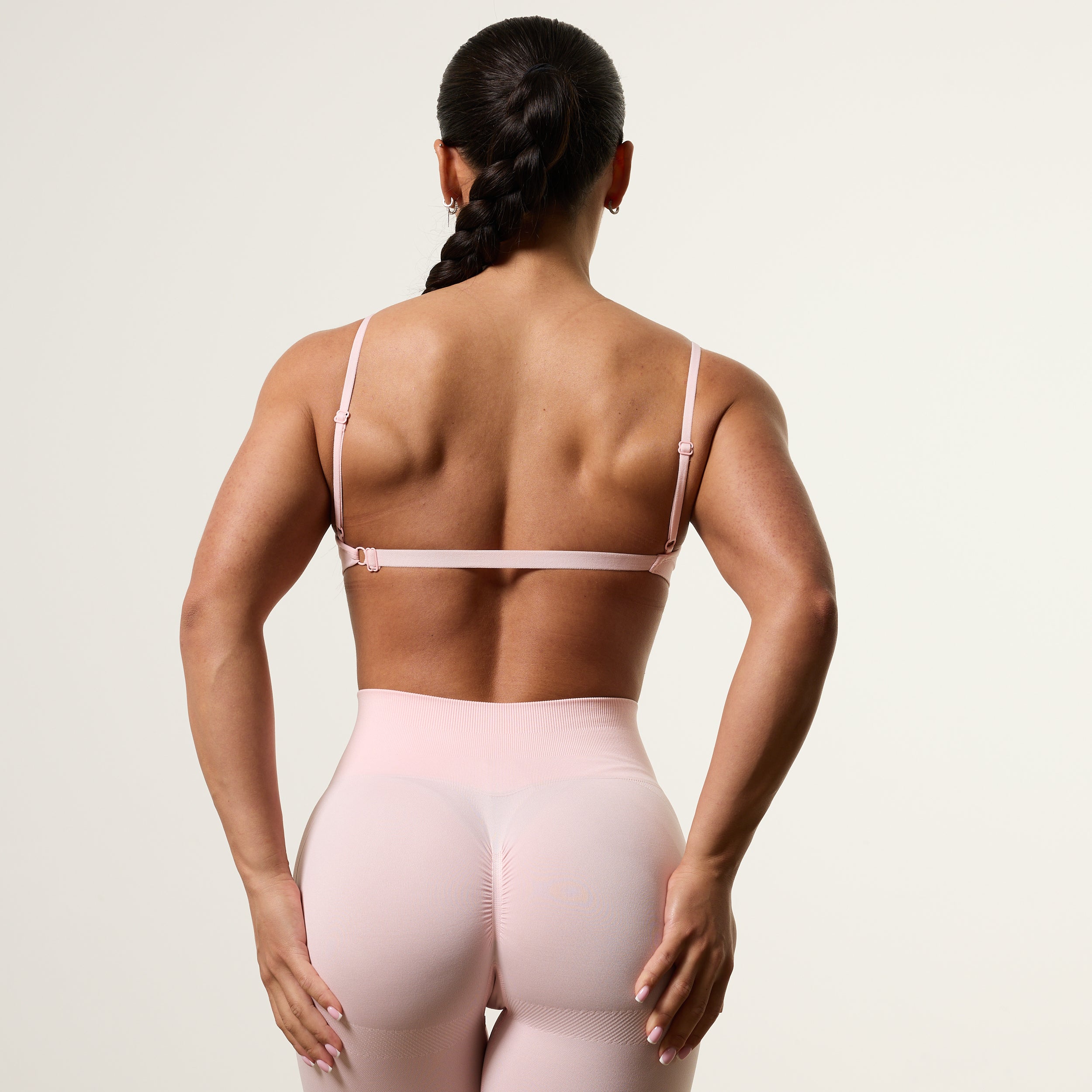 Vanquish Elevate Seamless Ballet Pink Minimal Bra