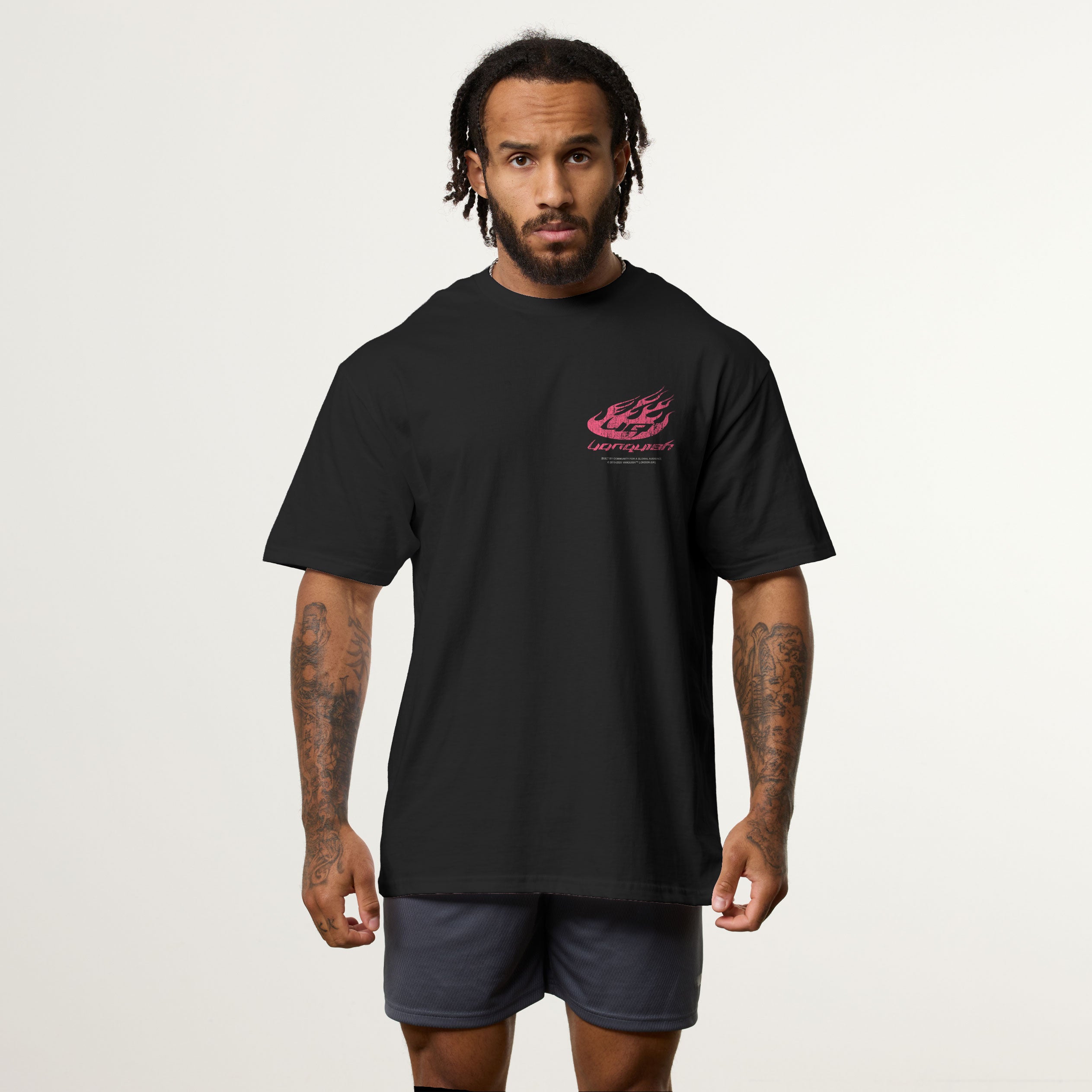 REVOLVE FIREBALL BLACK OVERSIZED TEE