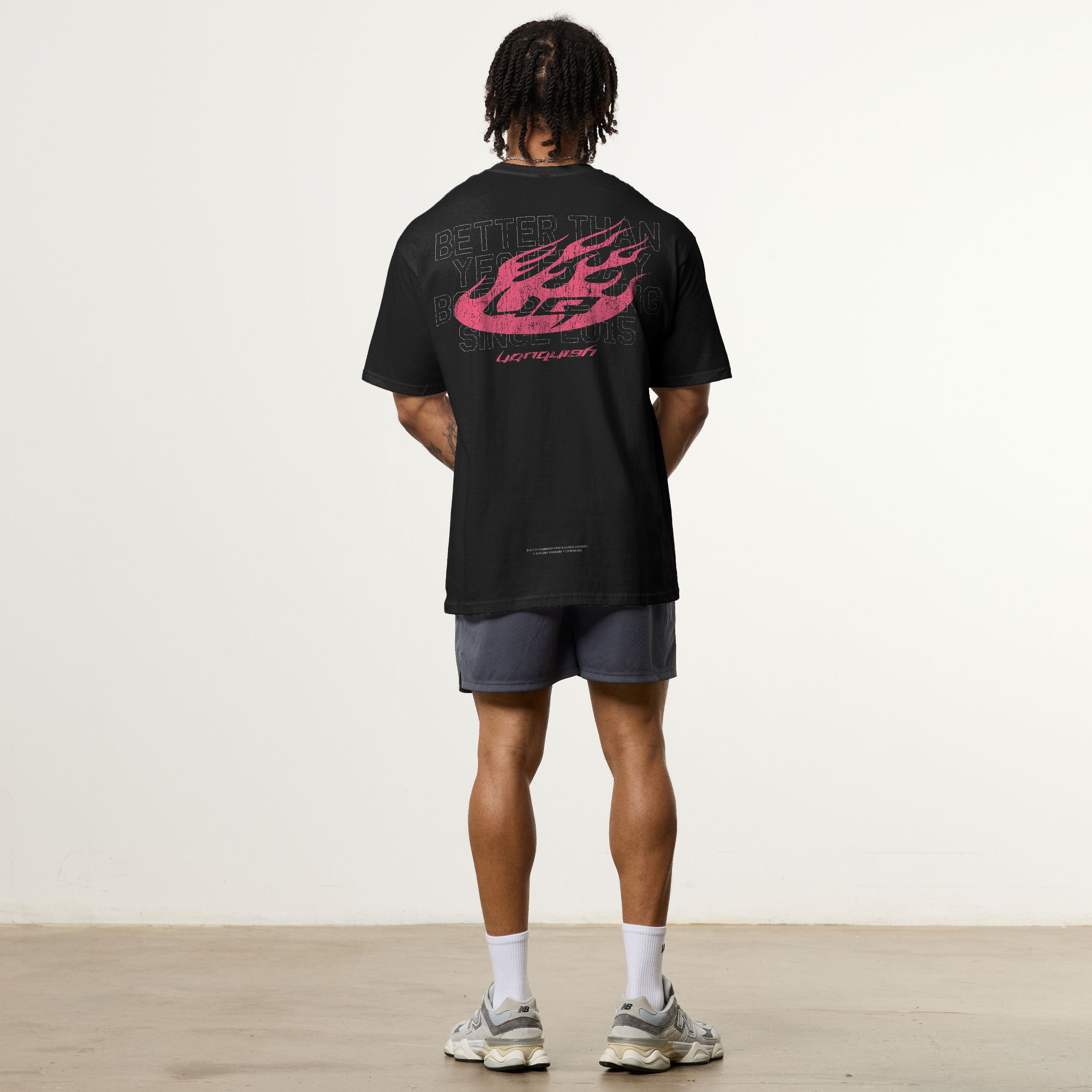 REVOLVE FIREBALL BLACK OVERSIZED TEE