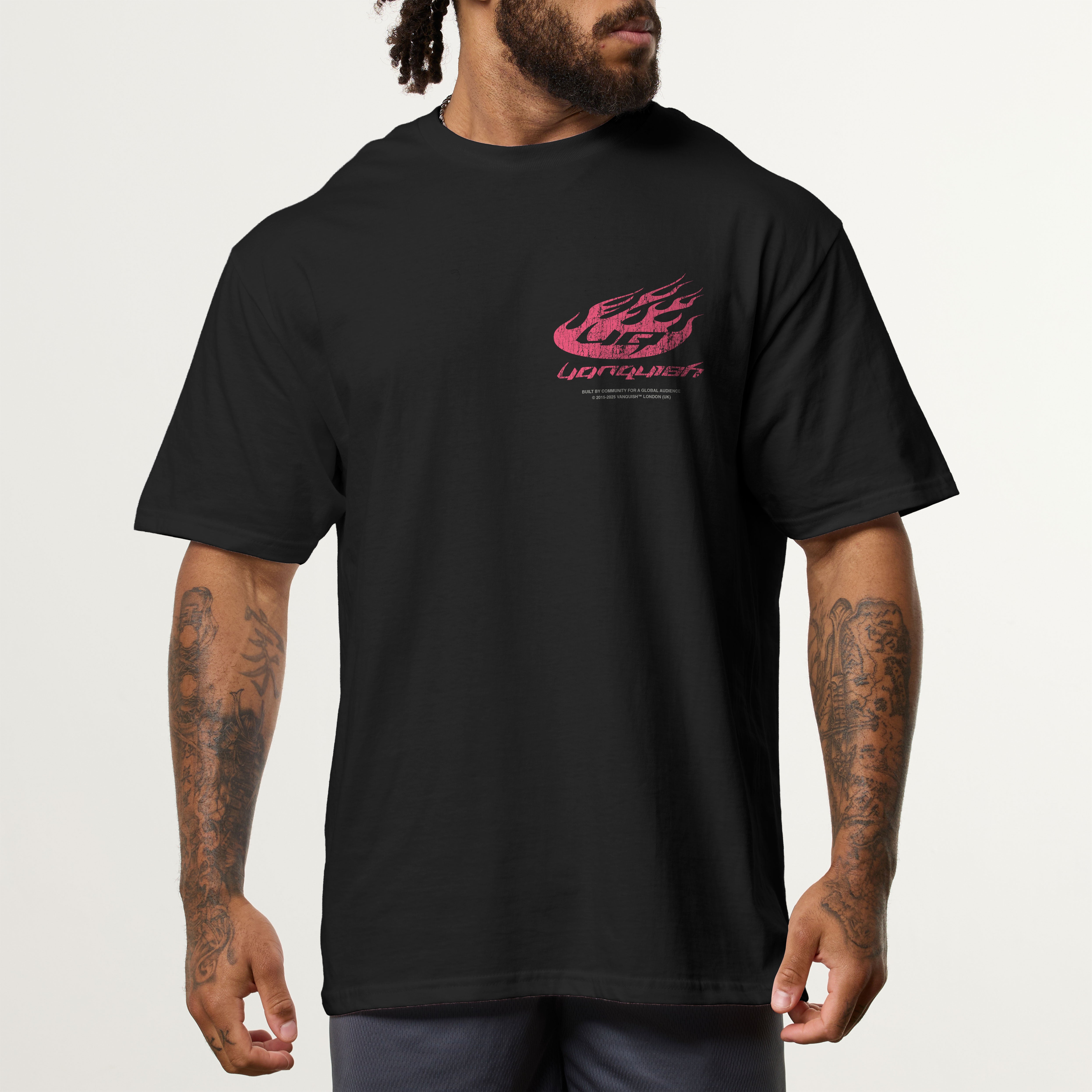 REVOLVE FIREBALL BLACK OVERSIZED TEE