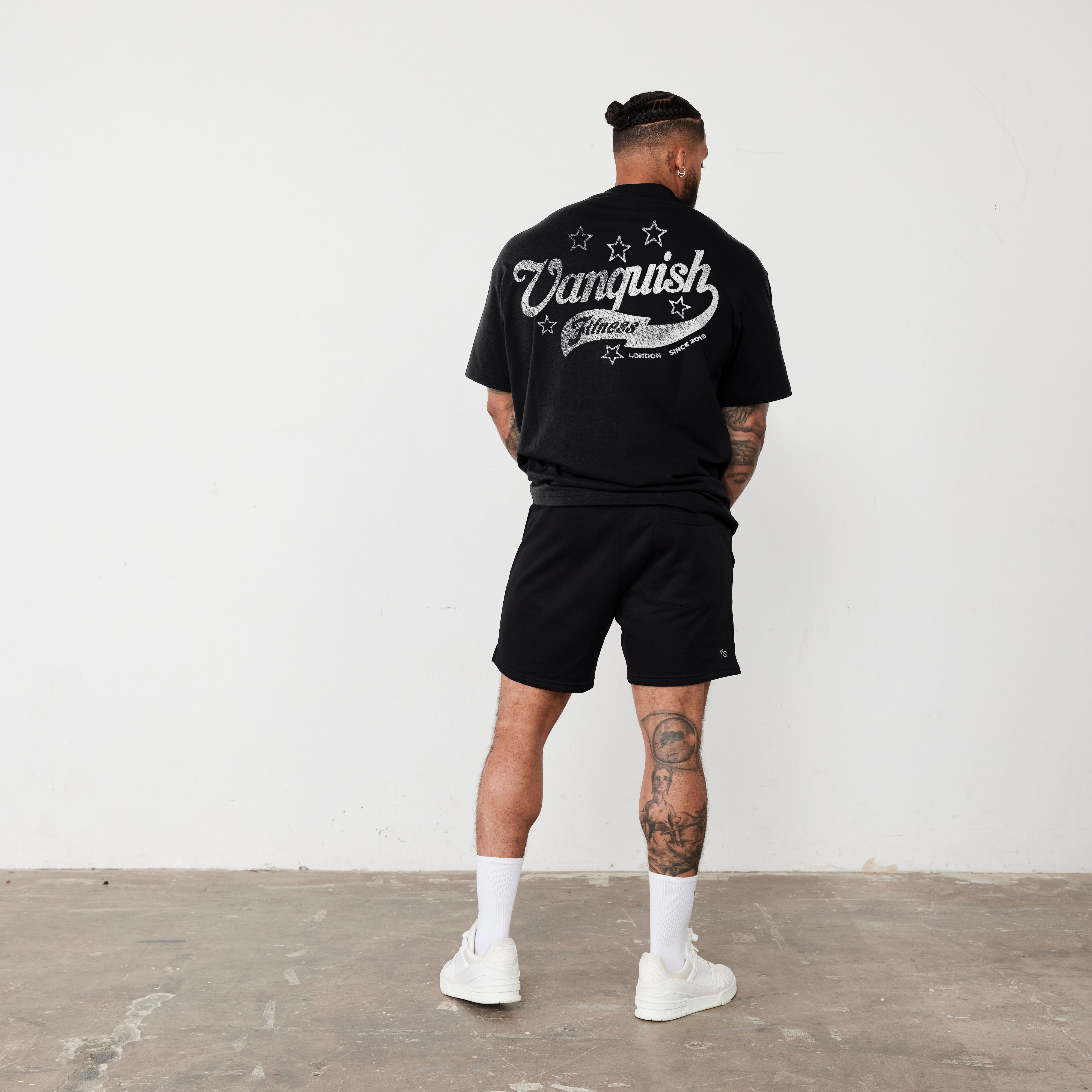 REVOLVE VINTAGE FLOURISH BLACK OVERSIZED TEE