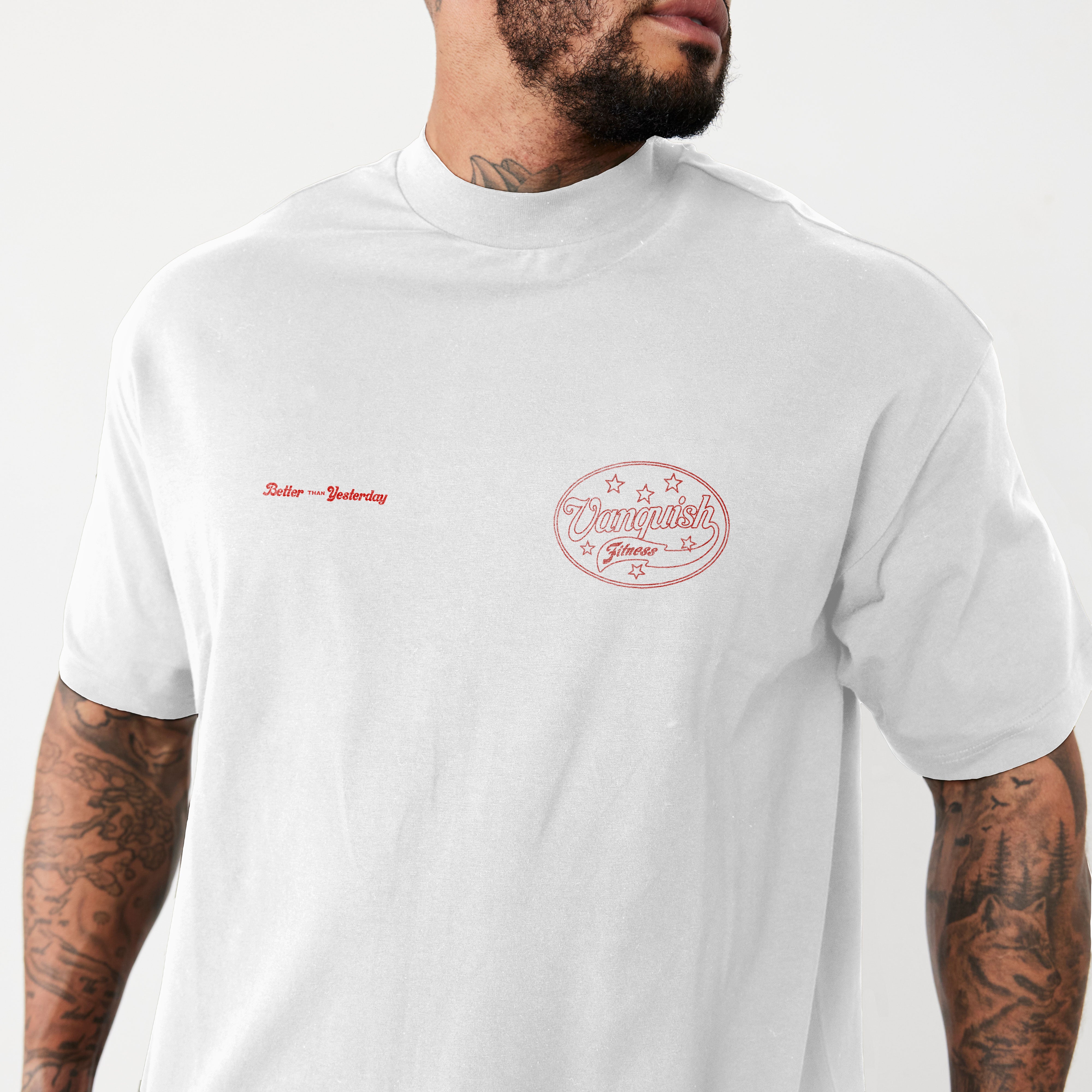 REVOLVE VINTAGE FLOURISH WHITE OVERSIZED TEE