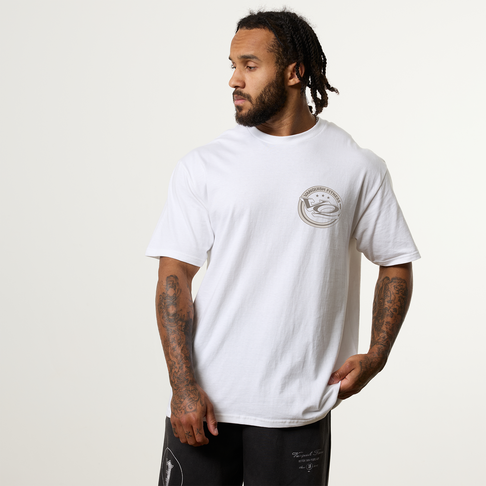REVOLVE GLOBALLY RENOWNED WHITE OVERSIZED TEE