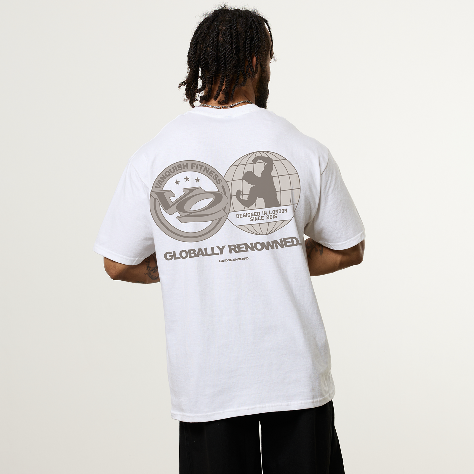 REVOLVE GLOBALLY RENOWNED WHITE OVERSIZED TEE