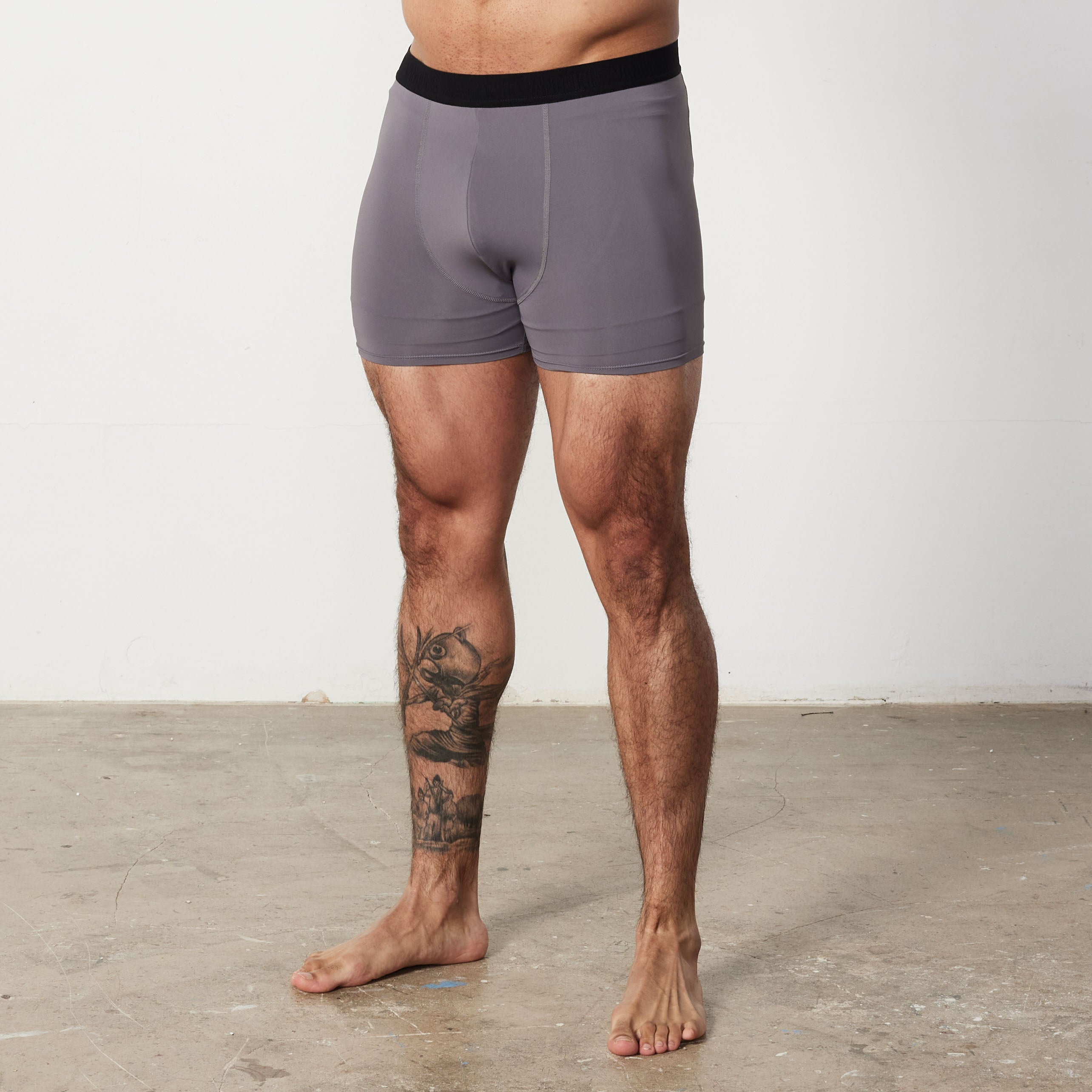 Vanquish – Boxershorts in Schwarz/Grau, 2er-Pack