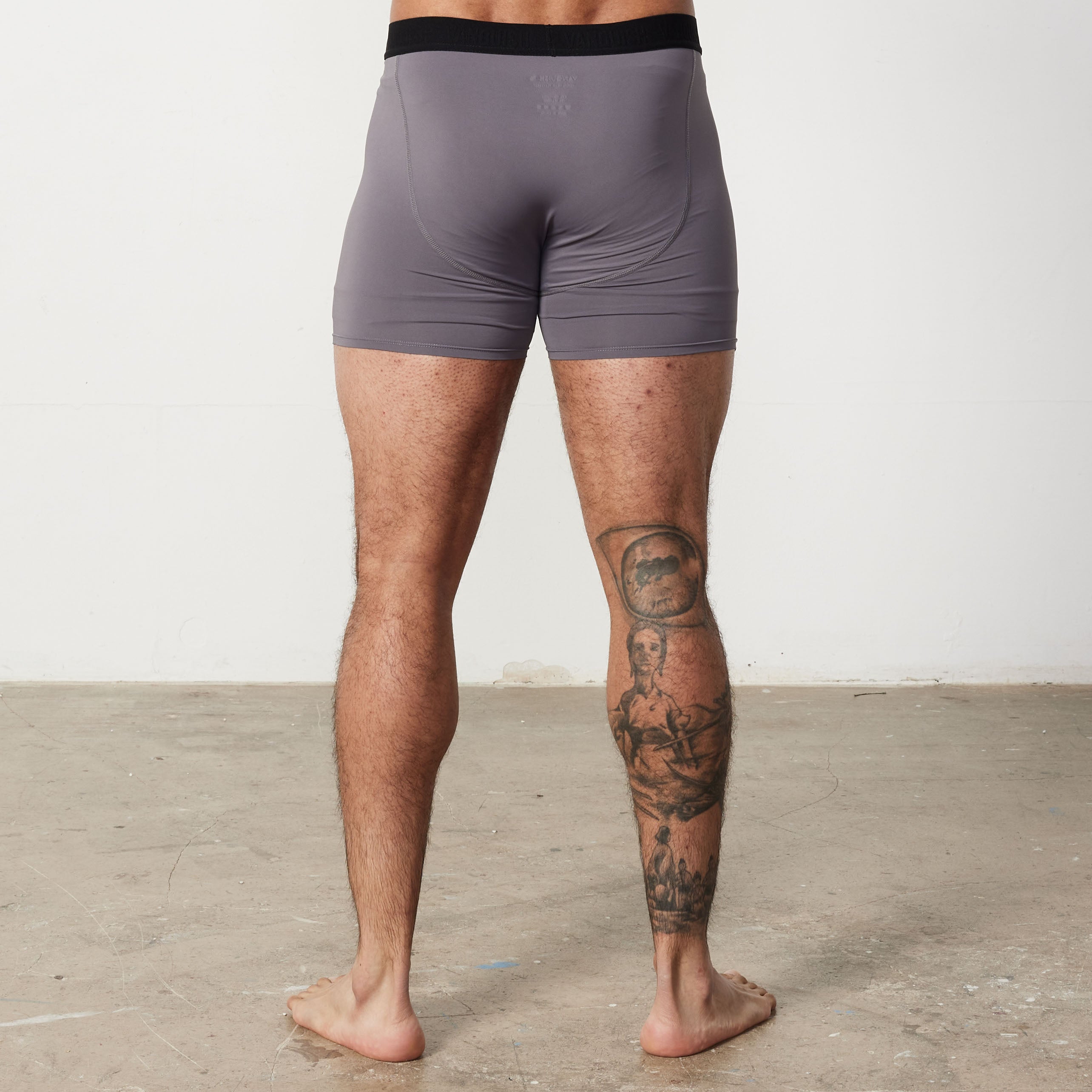 Vanquish – Boxershorts in Schwarz/Grau, 2er-Pack