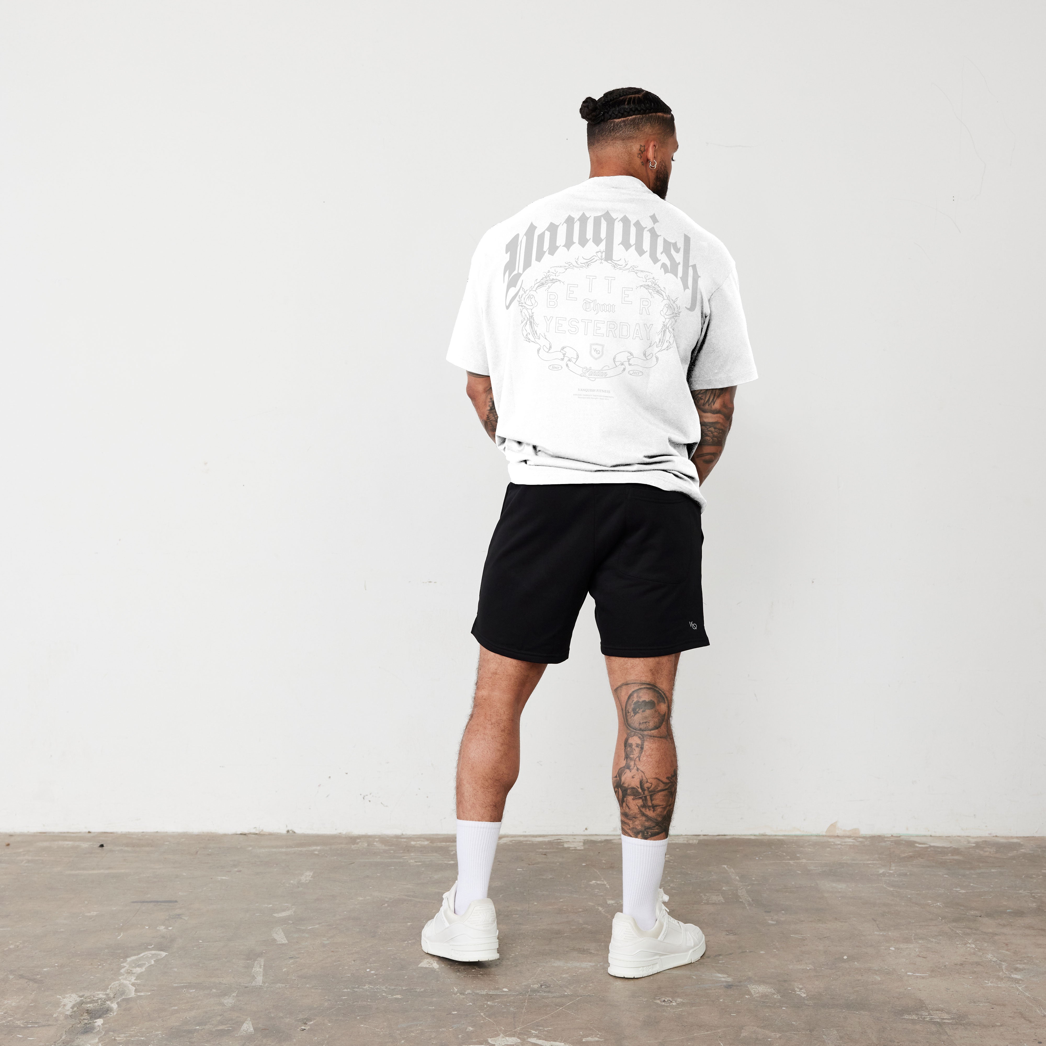 Vanquish Revolve Wreath White Oversized T Shirt