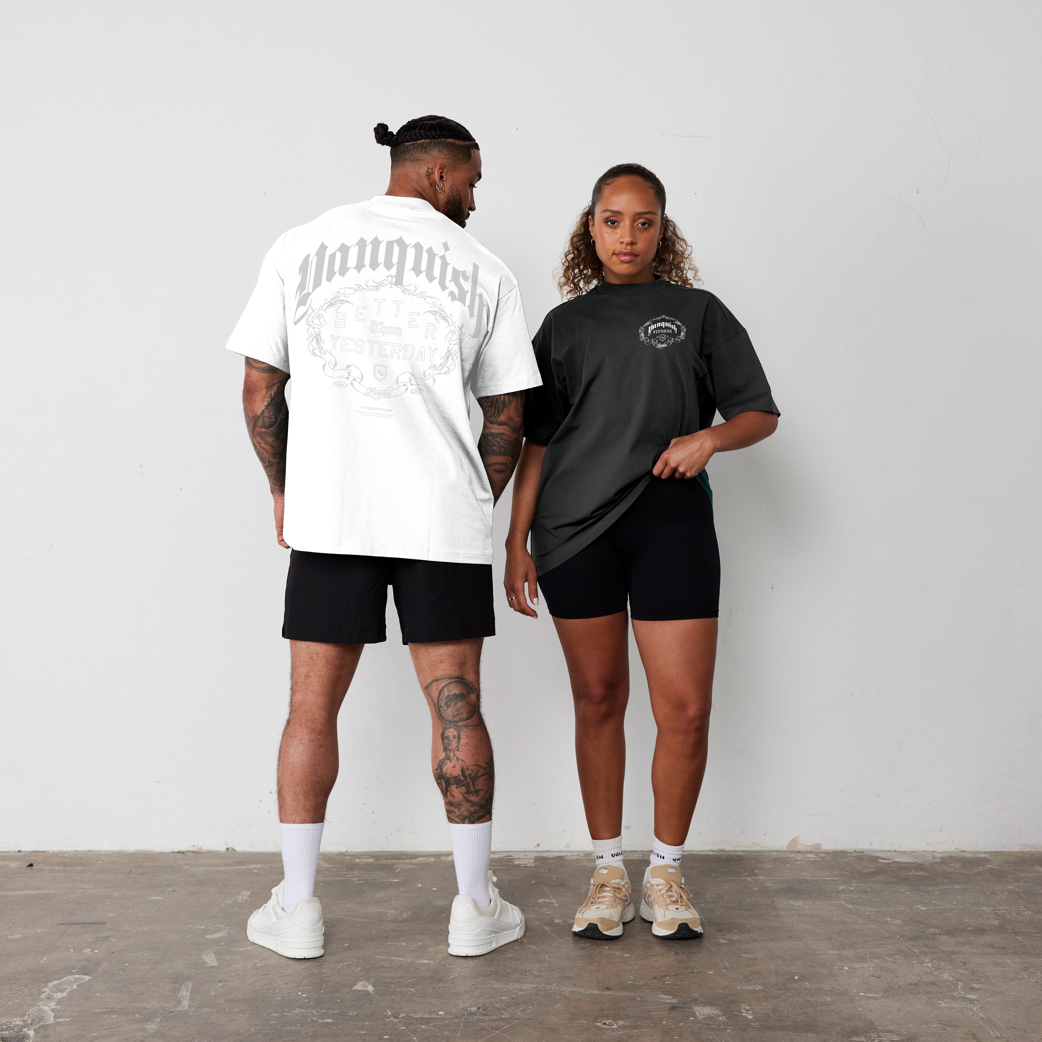 Vanquish Revolve Wreath Black Oversized T Shirt