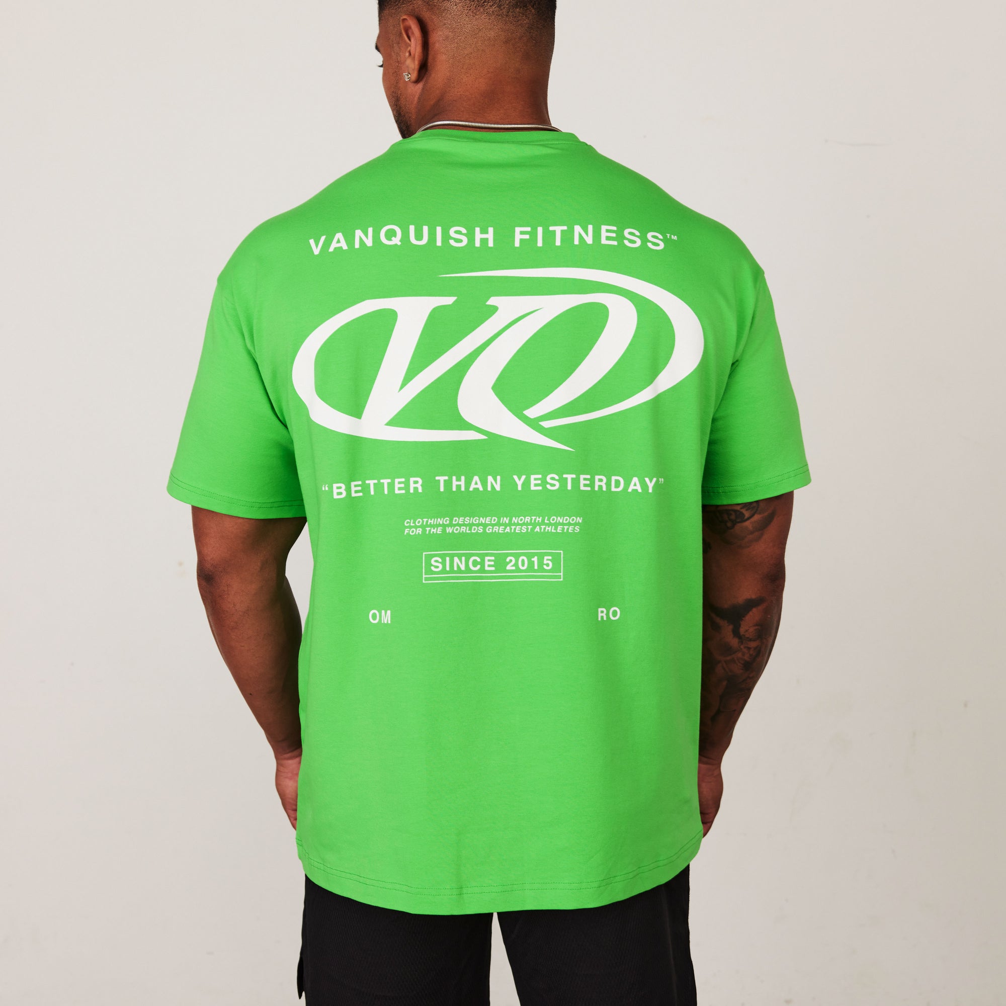 Vanquish TSP Neon Green Racing Oversized T Shirt