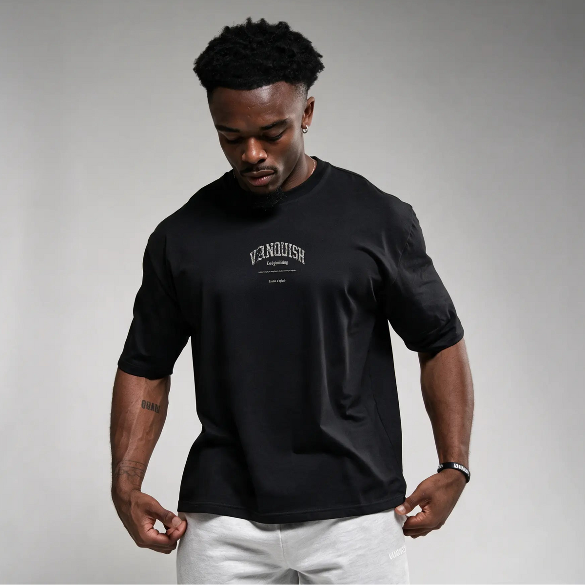 Knight Black Oversized T Shirt