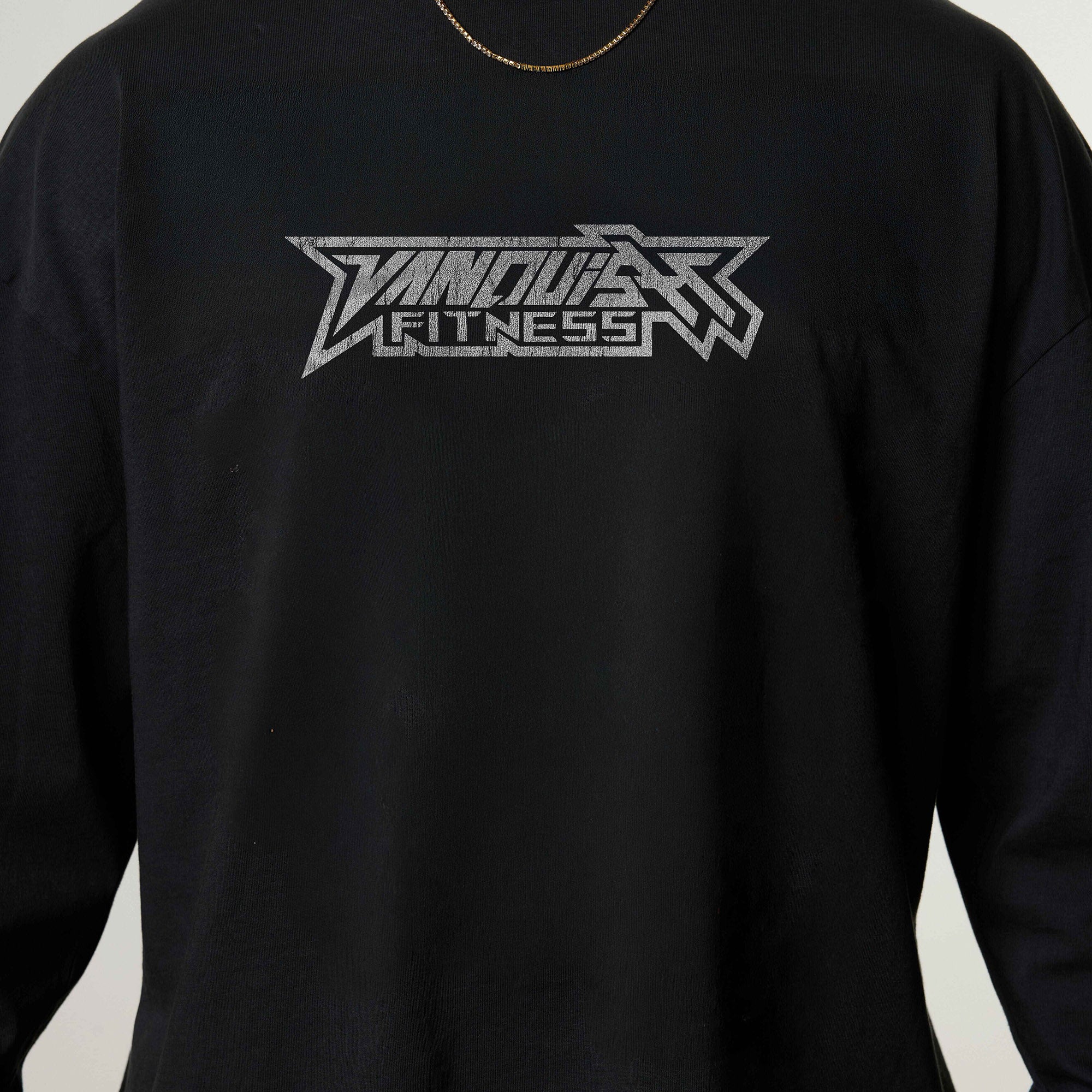 Vanquish Obsidian Moto Oversized Boxy Long Sleeve T-Shirt