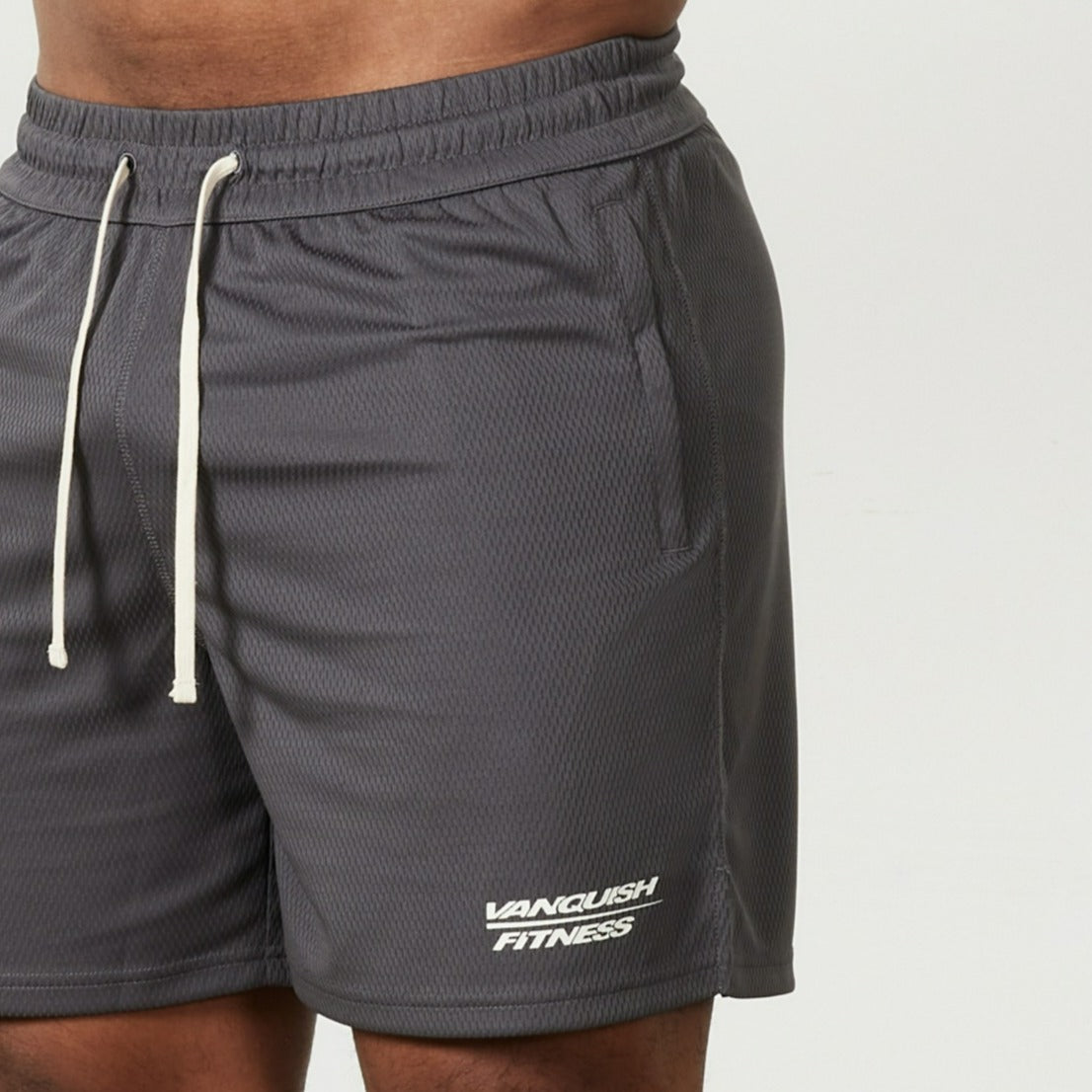 Vanquish Speed Charcoal Grey Mesh Shorts
