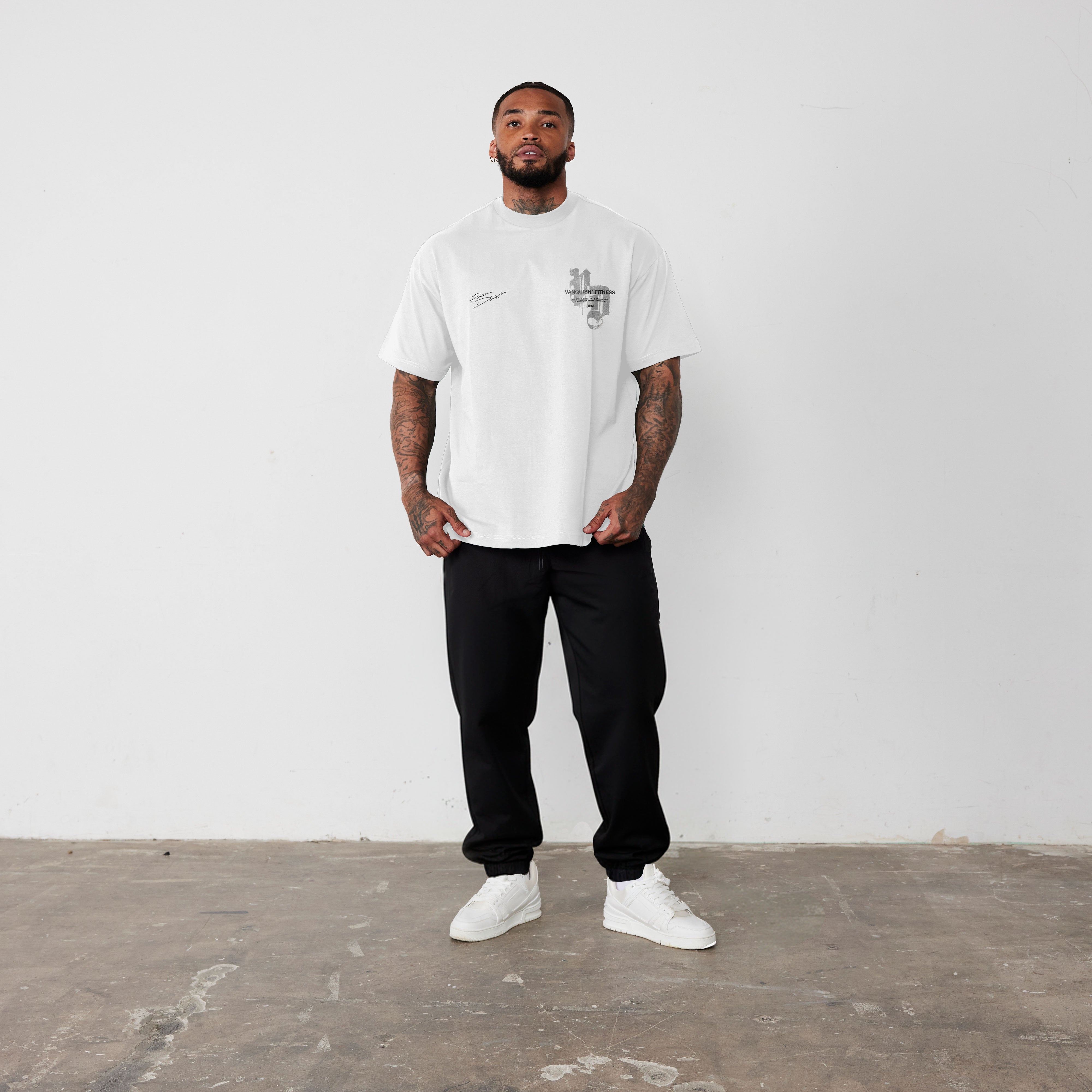 REVOLVE POWER DIVISION WHITE OVERSIZED T SHIRT