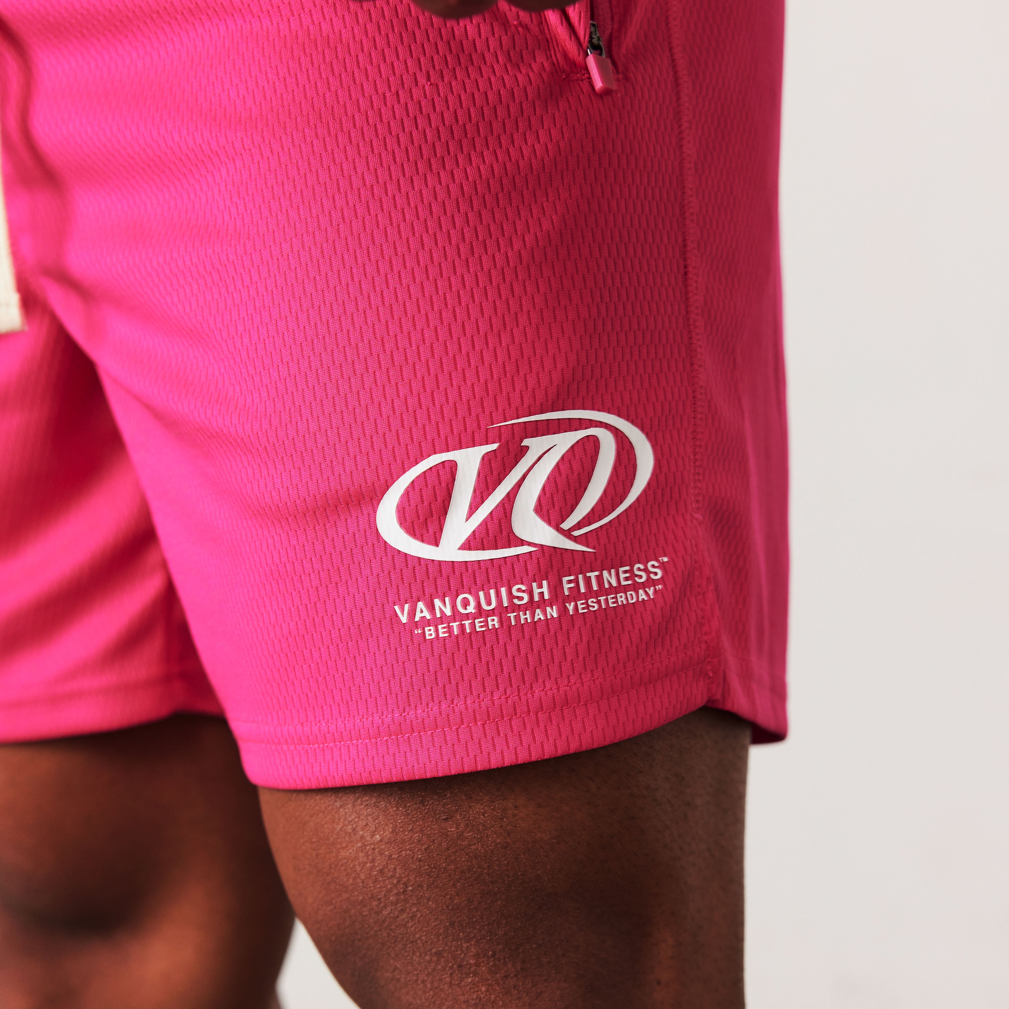 Vanquish TSP Hot Pink Racing Mesh Shorts