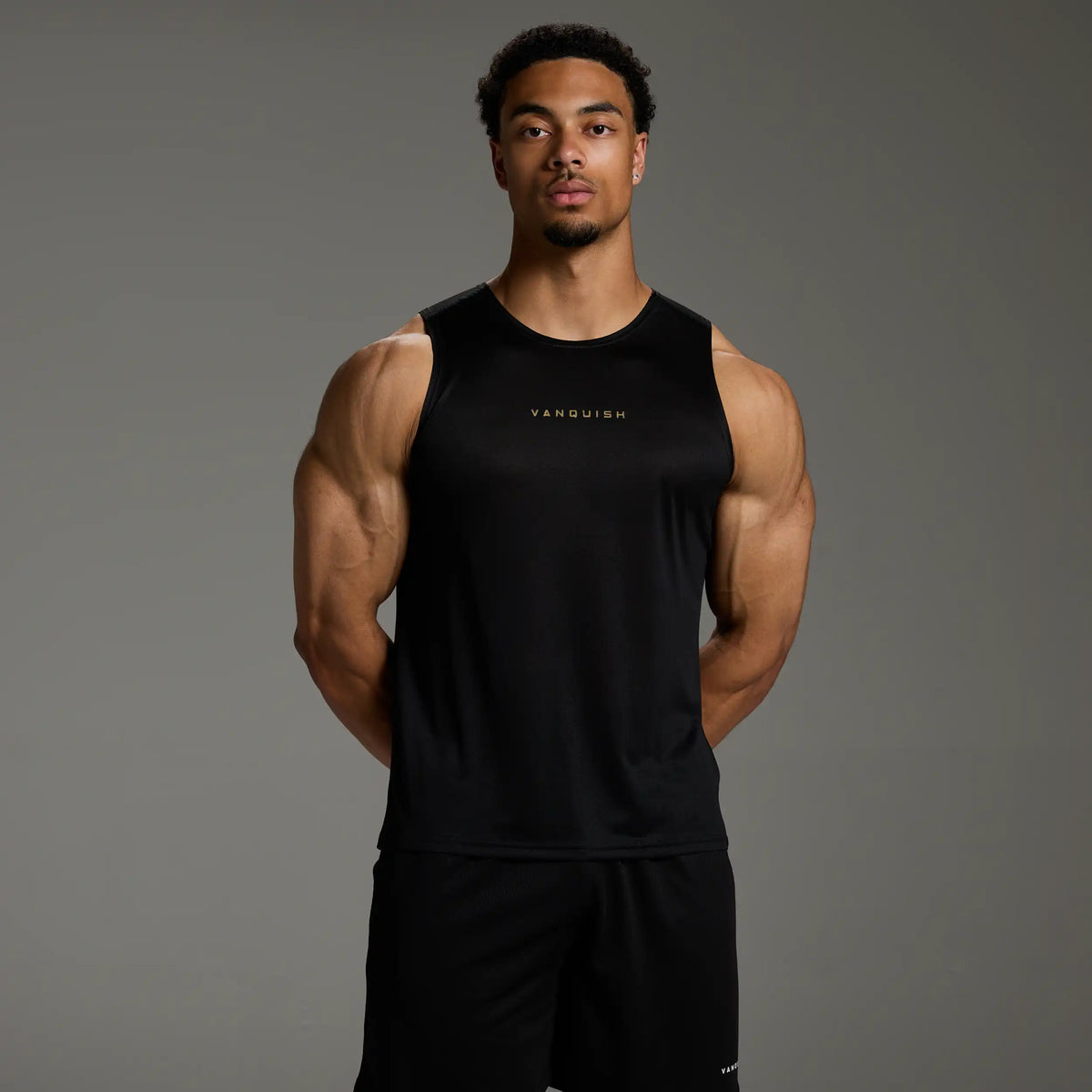 ORIGIN BLACK GOLD SLIM FIT PERFORMANCE TANK