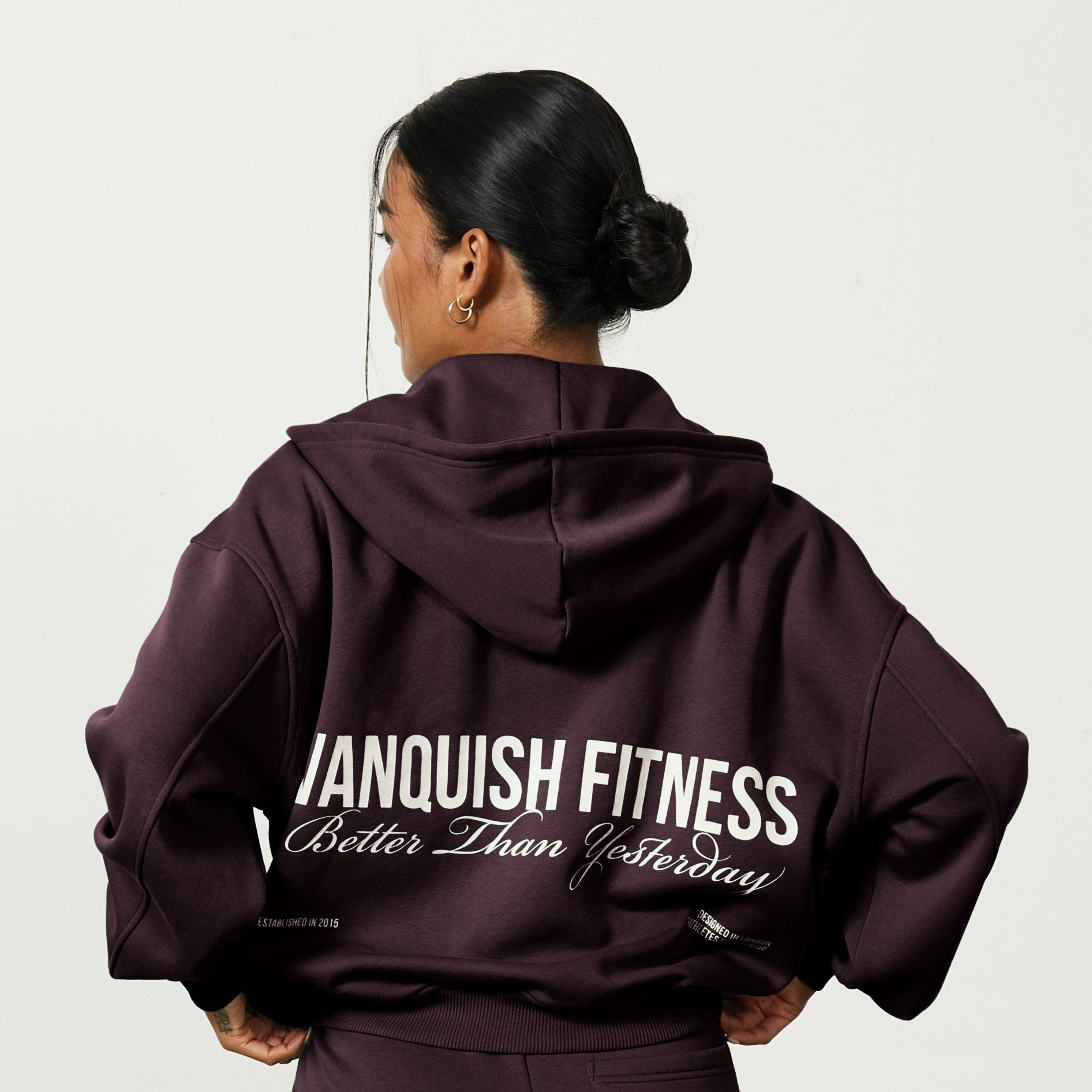 Vanquish Rejuvenate Mocha Oversized Full Zip Hoodie
