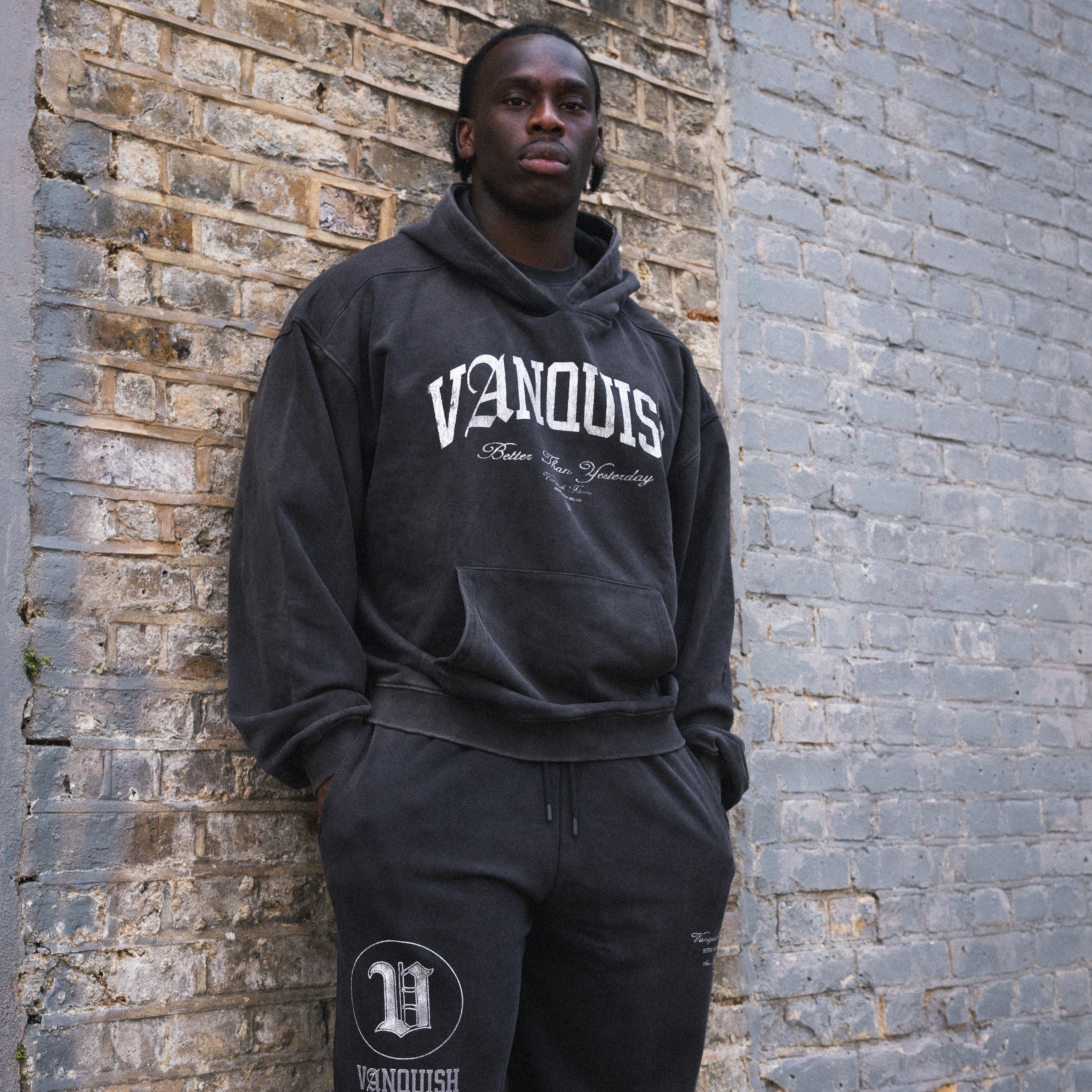 Vanquish Olympus Black Heavyweight Oversized Boxy T Shirt