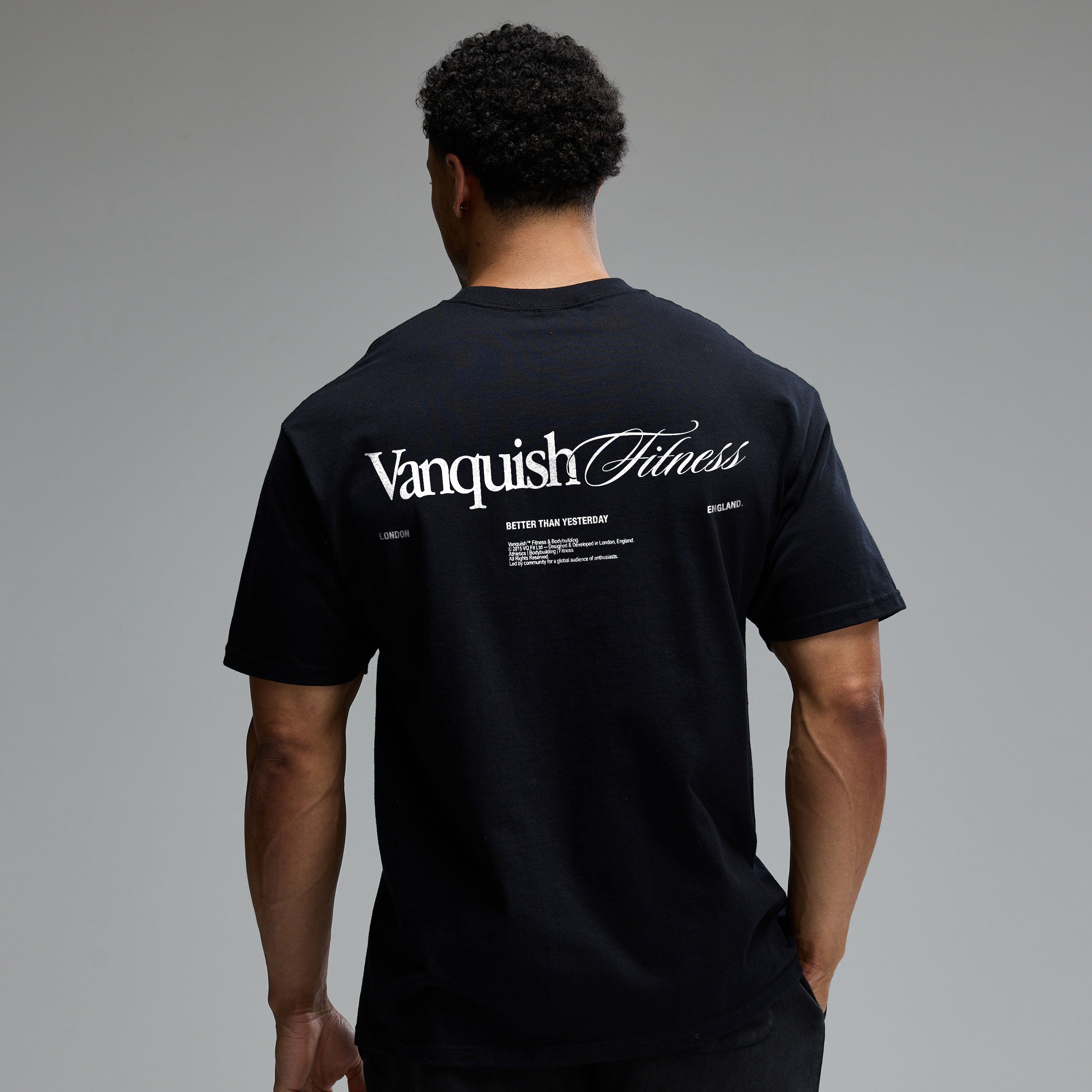 REVOLVE SCRIPT BLACK OVERSIZED T SHIRT