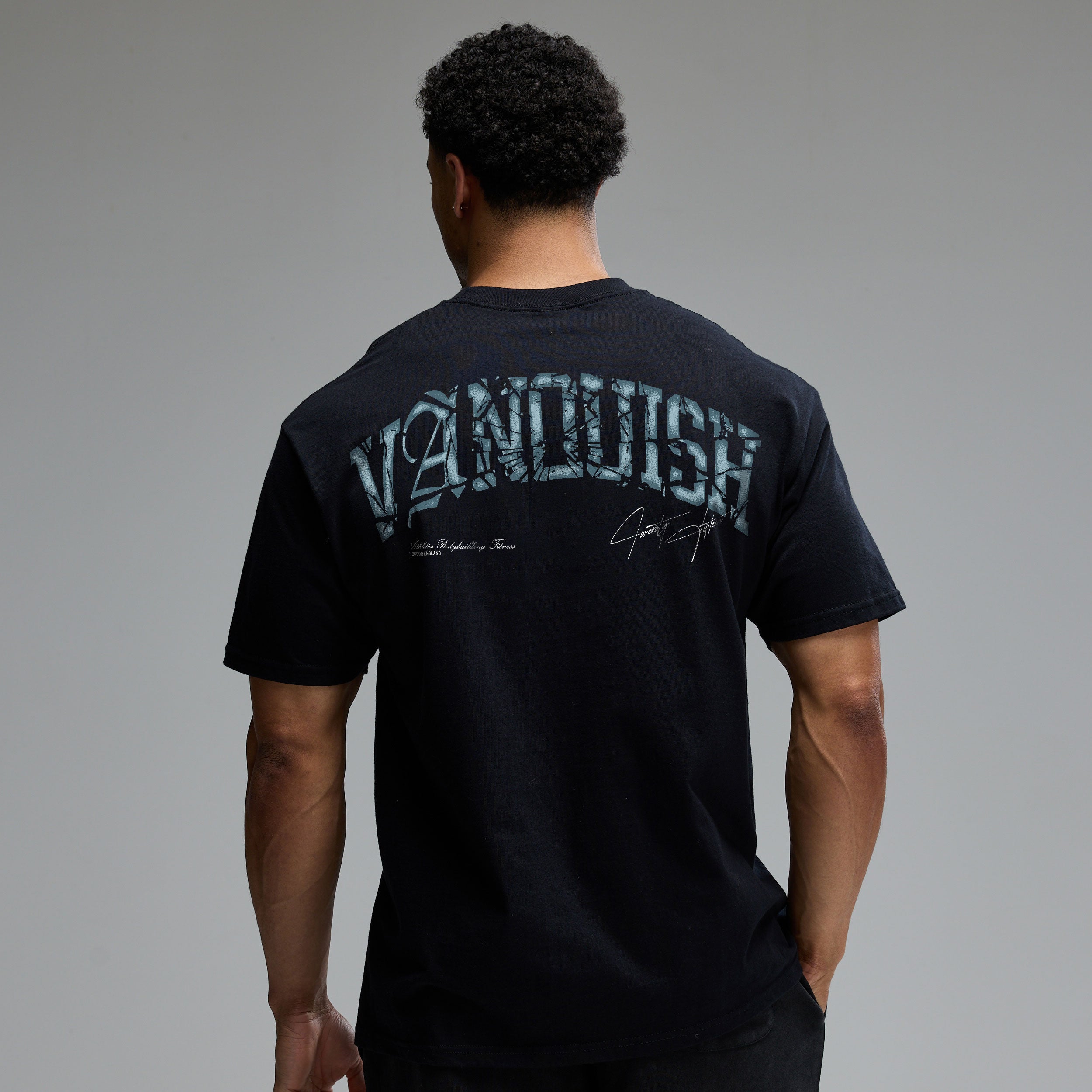 REVOLVE GLASS BLACK OVERSIZED T SHIRT