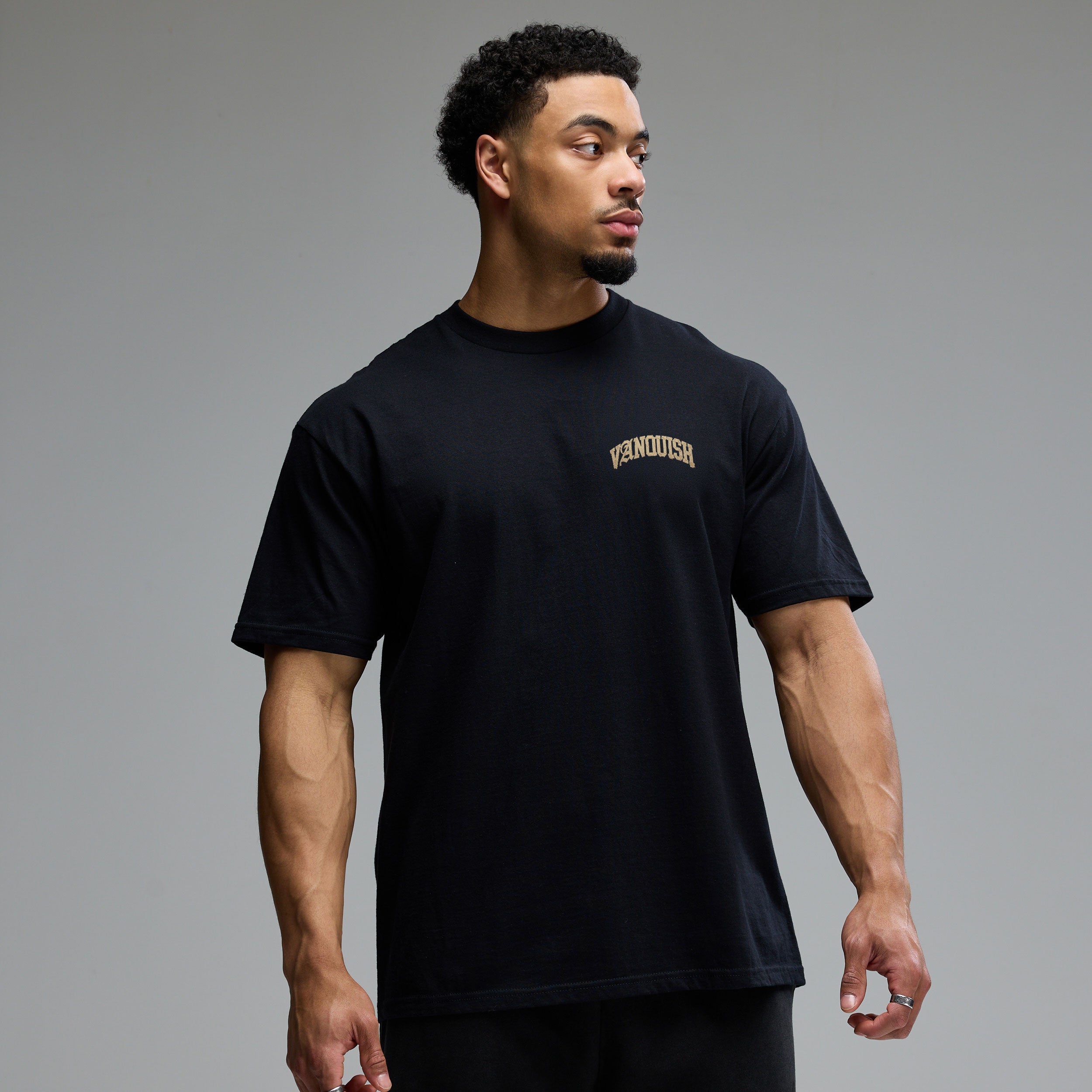 REVOLVE TAPE BLACK OVERSIZED T SHIRT