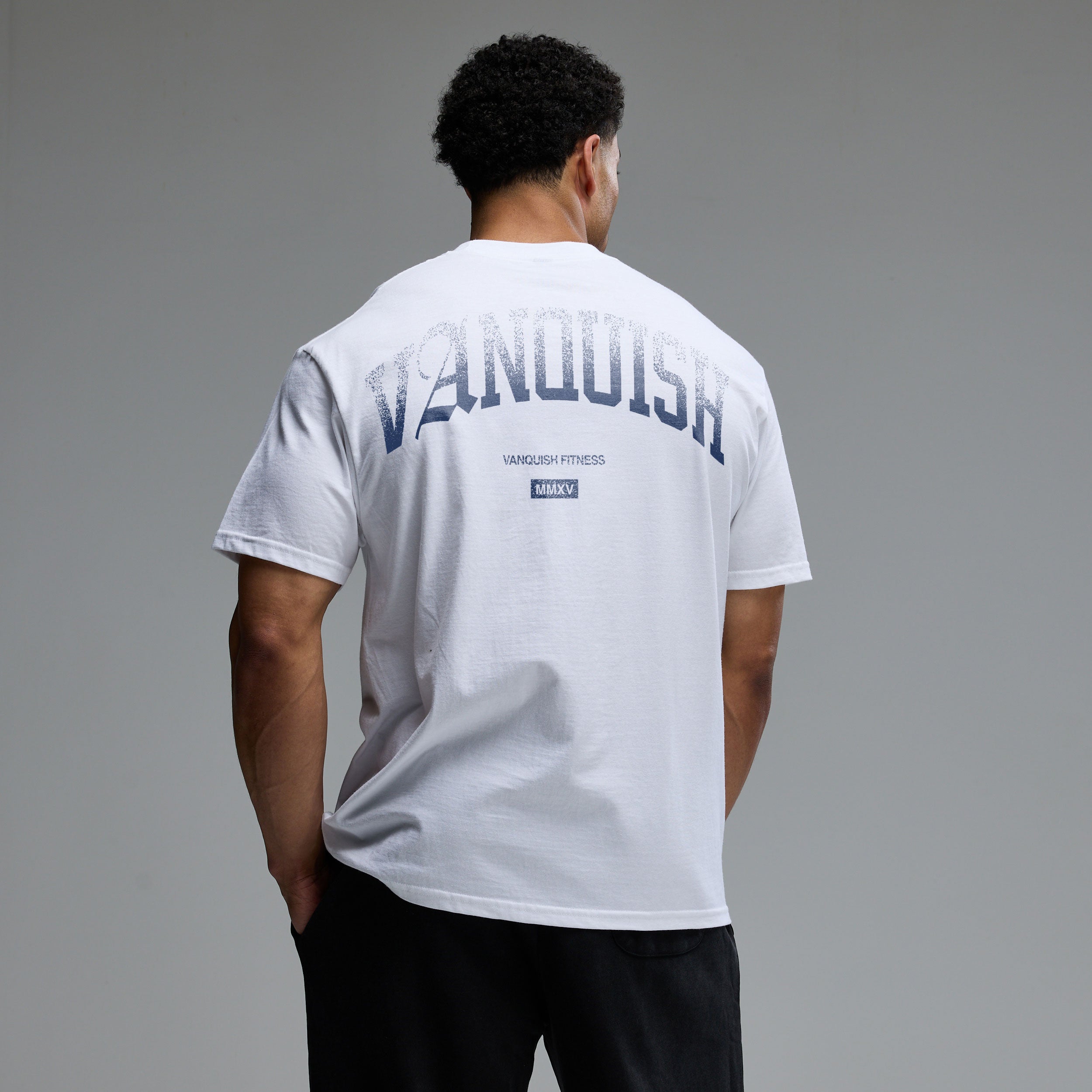 REVOLVE FADE WHITE BLUE OVERSIZED T SHIRT