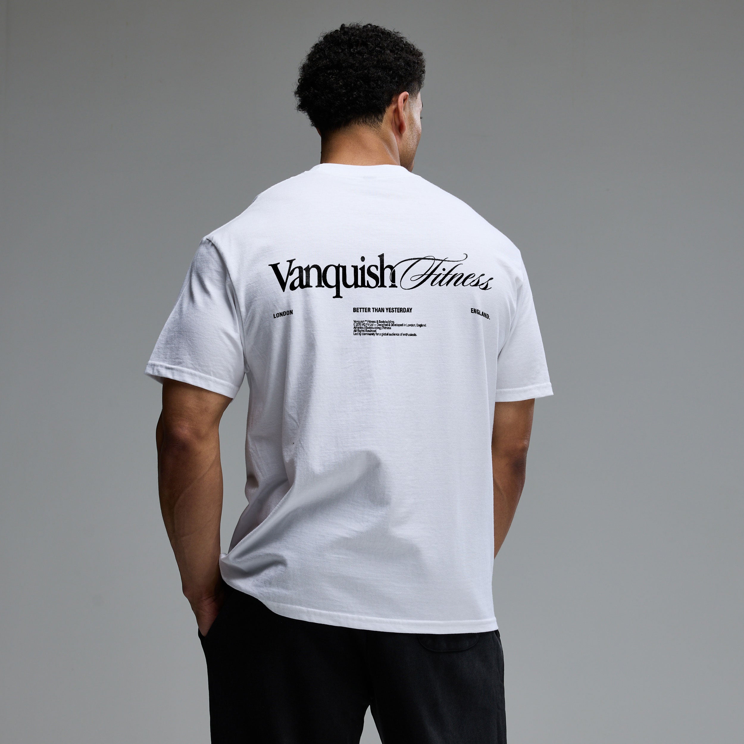 REVOLVE SCRIPT WHITE OVERSIZED T SHIRT