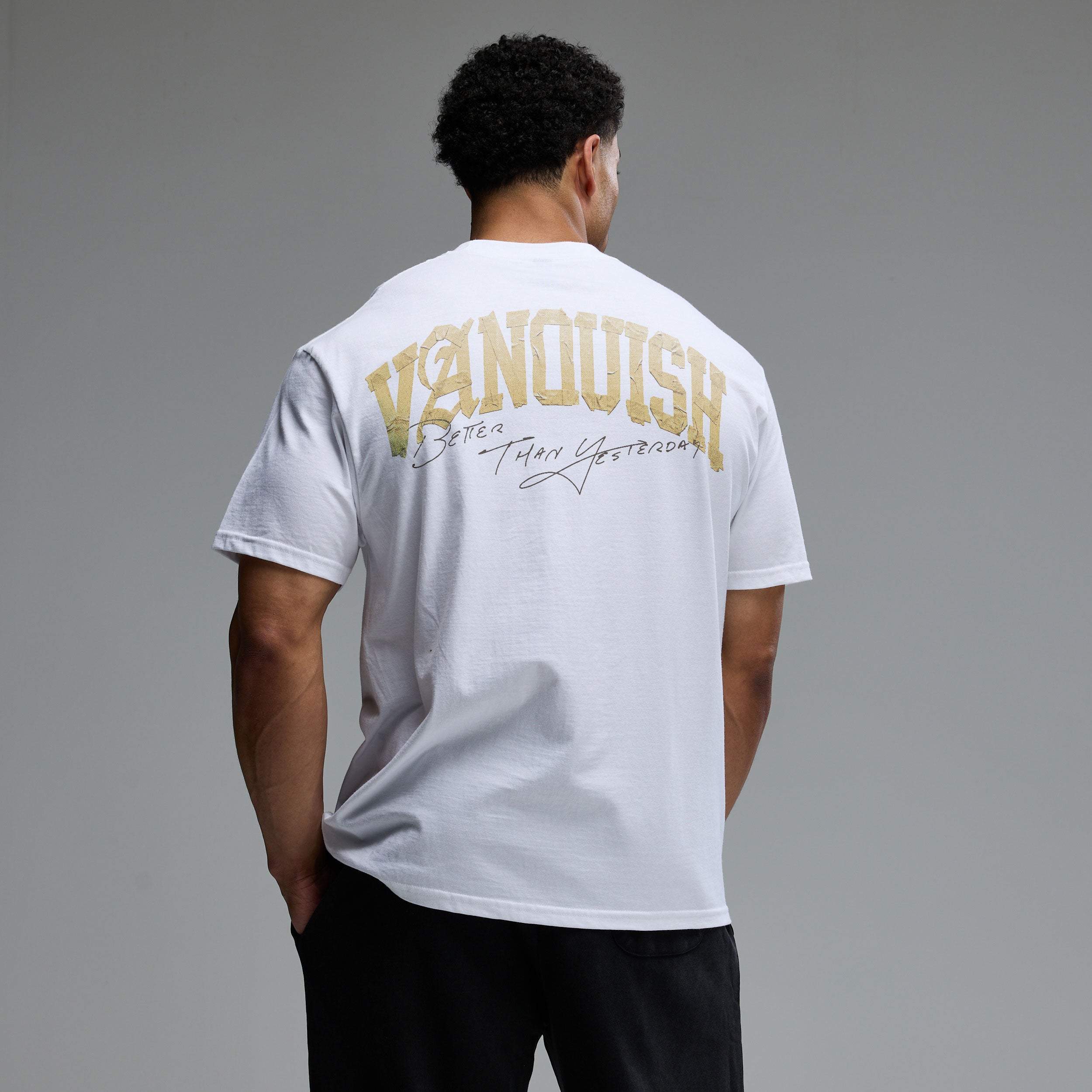 REVOLVE TAPE WHITE OVERSIZED T SHIRT
