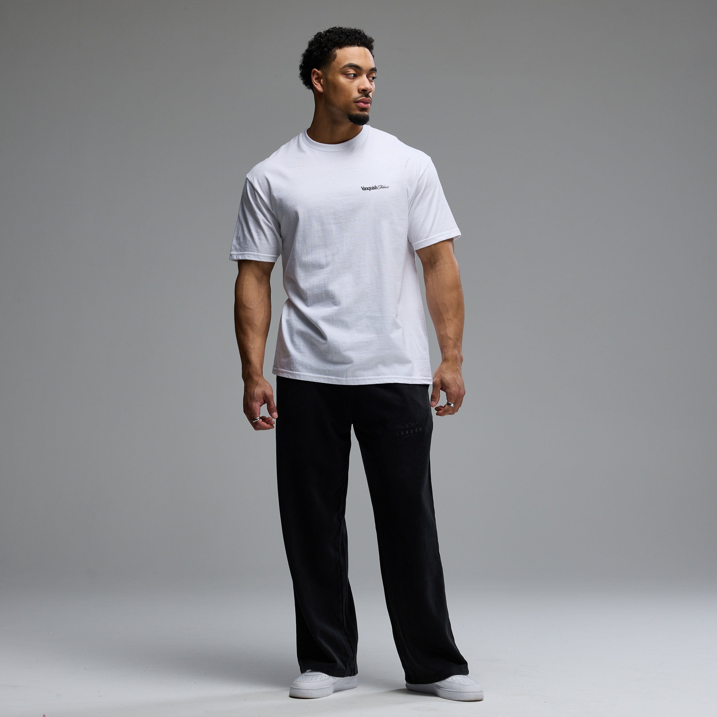 REVOLVE SCRIPT WHITE OVERSIZED T SHIRT