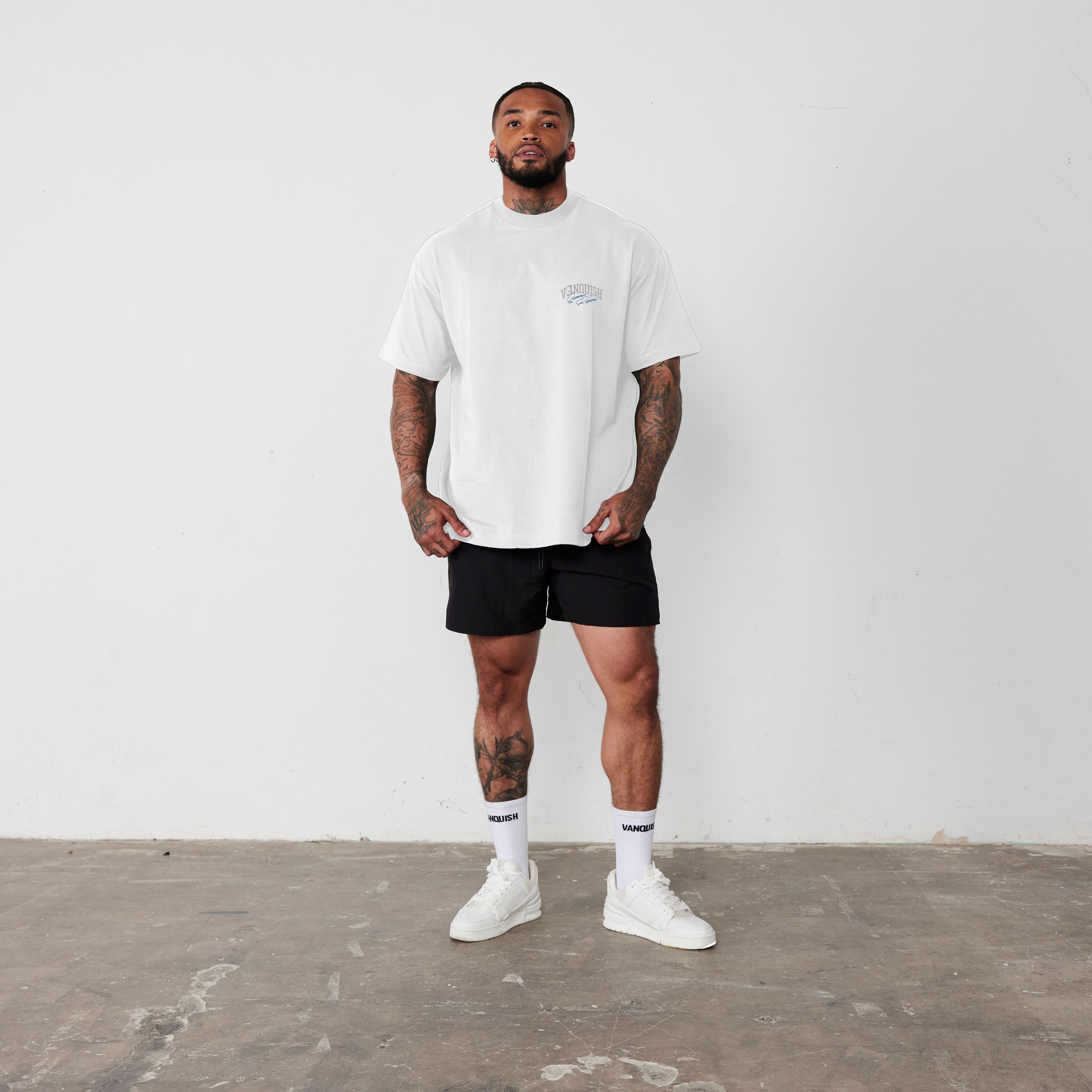 Vanquish Revolve Summer Regime White Oversized T Shirt