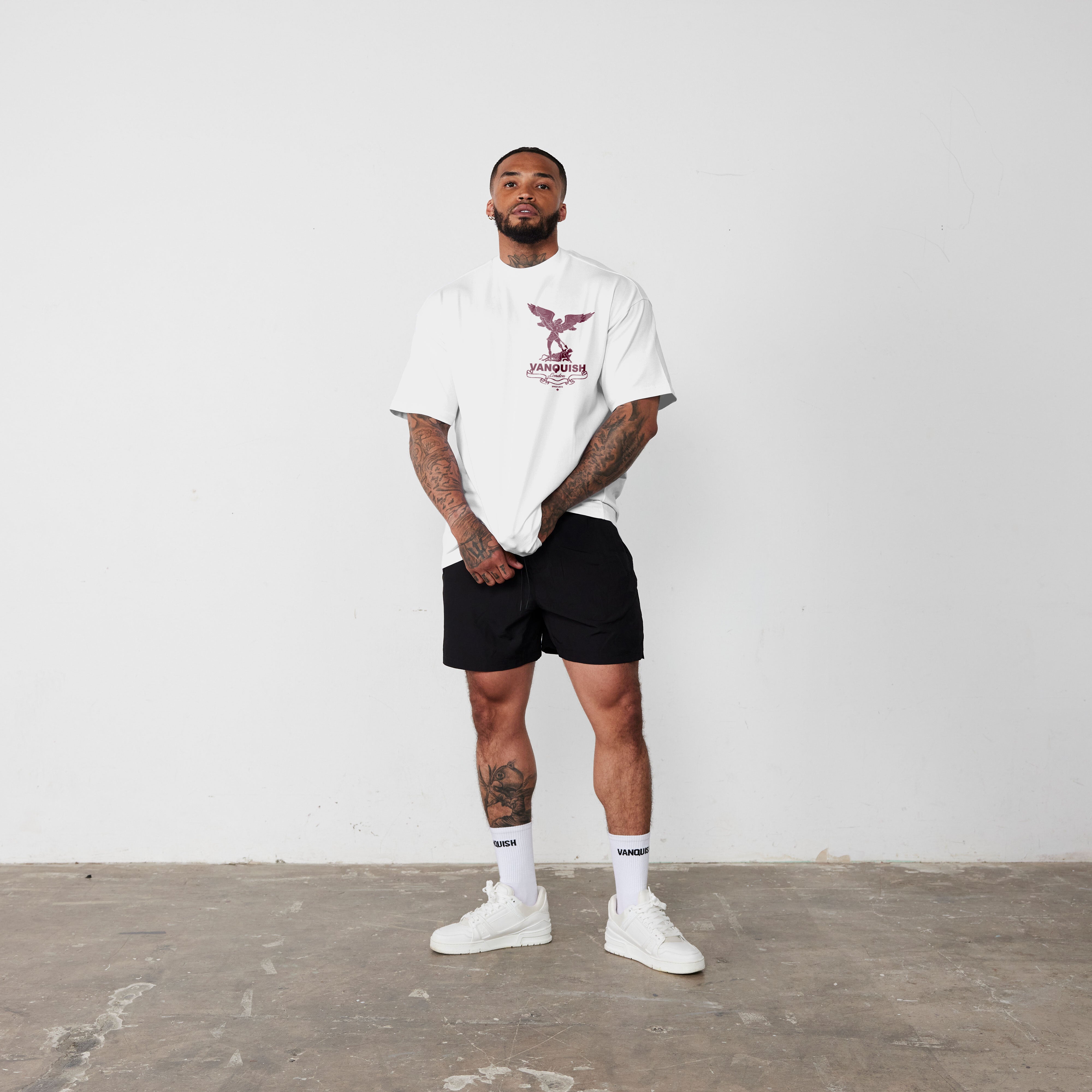 Vanquish Revolve Saints White Oversized T Shirt