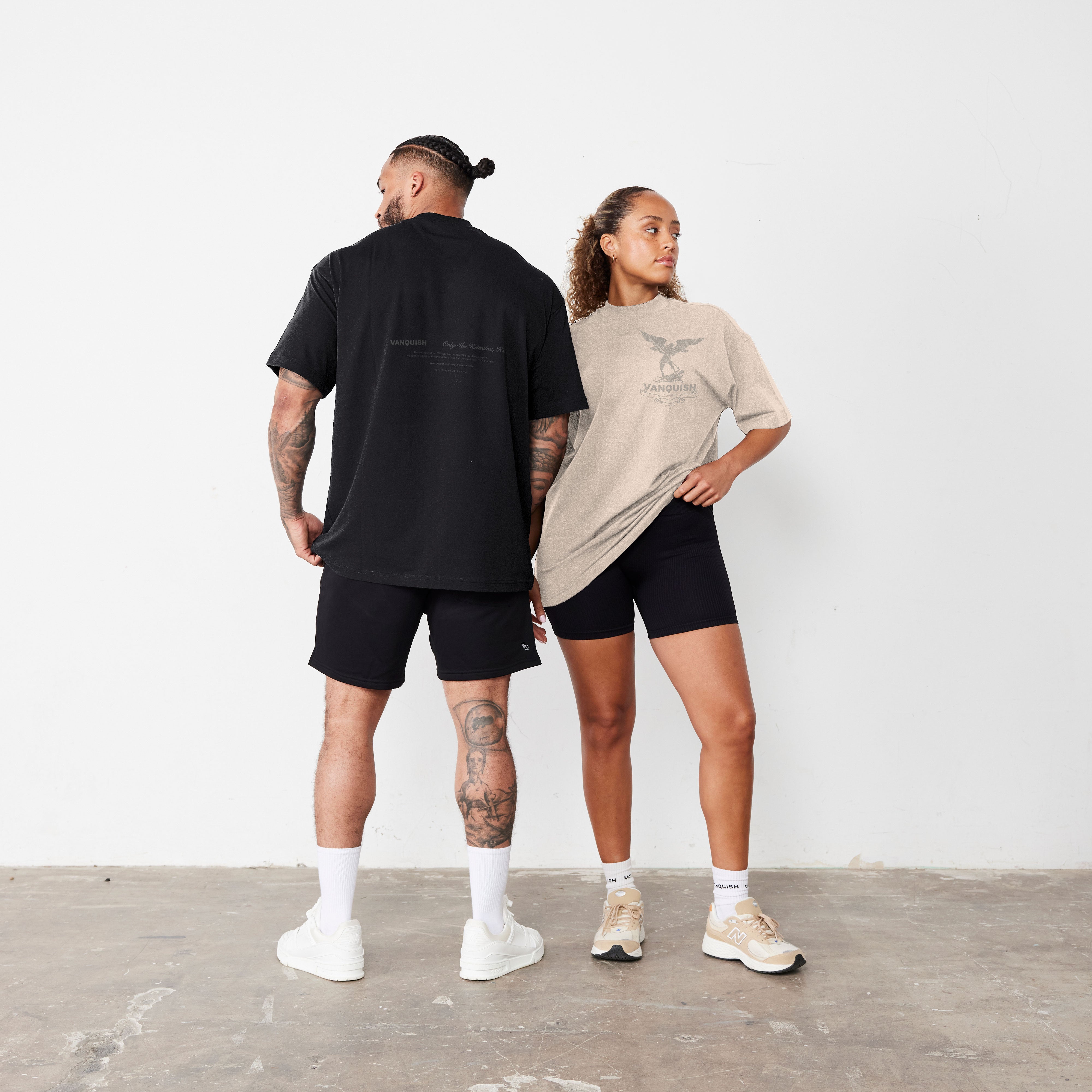 Vanquish Revolve Saints Black Oversized T Shirt