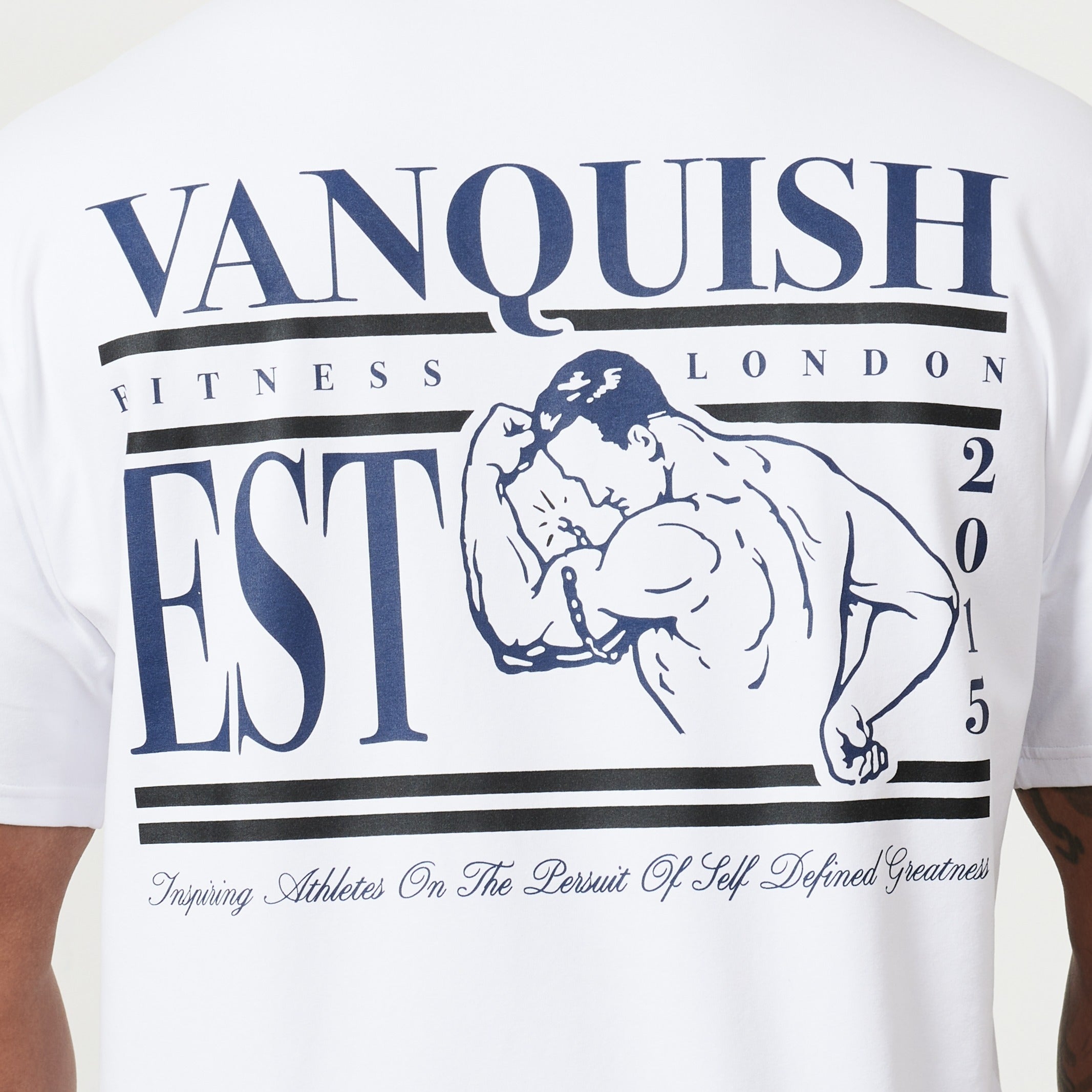Vanquish TSP White Muscle Oversized T Shirt